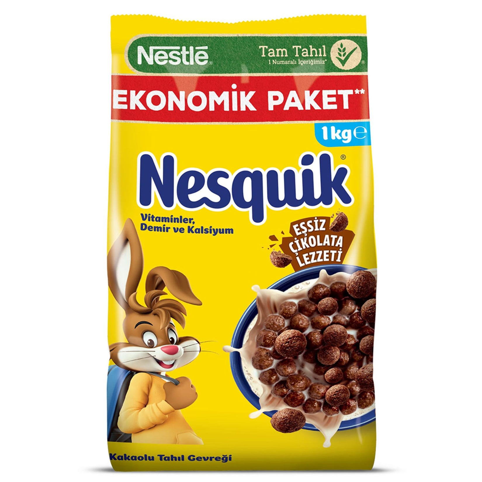 Nesquik Corn Cereal 1 Kg (Mısır Gevreği, Chocolate Balls)