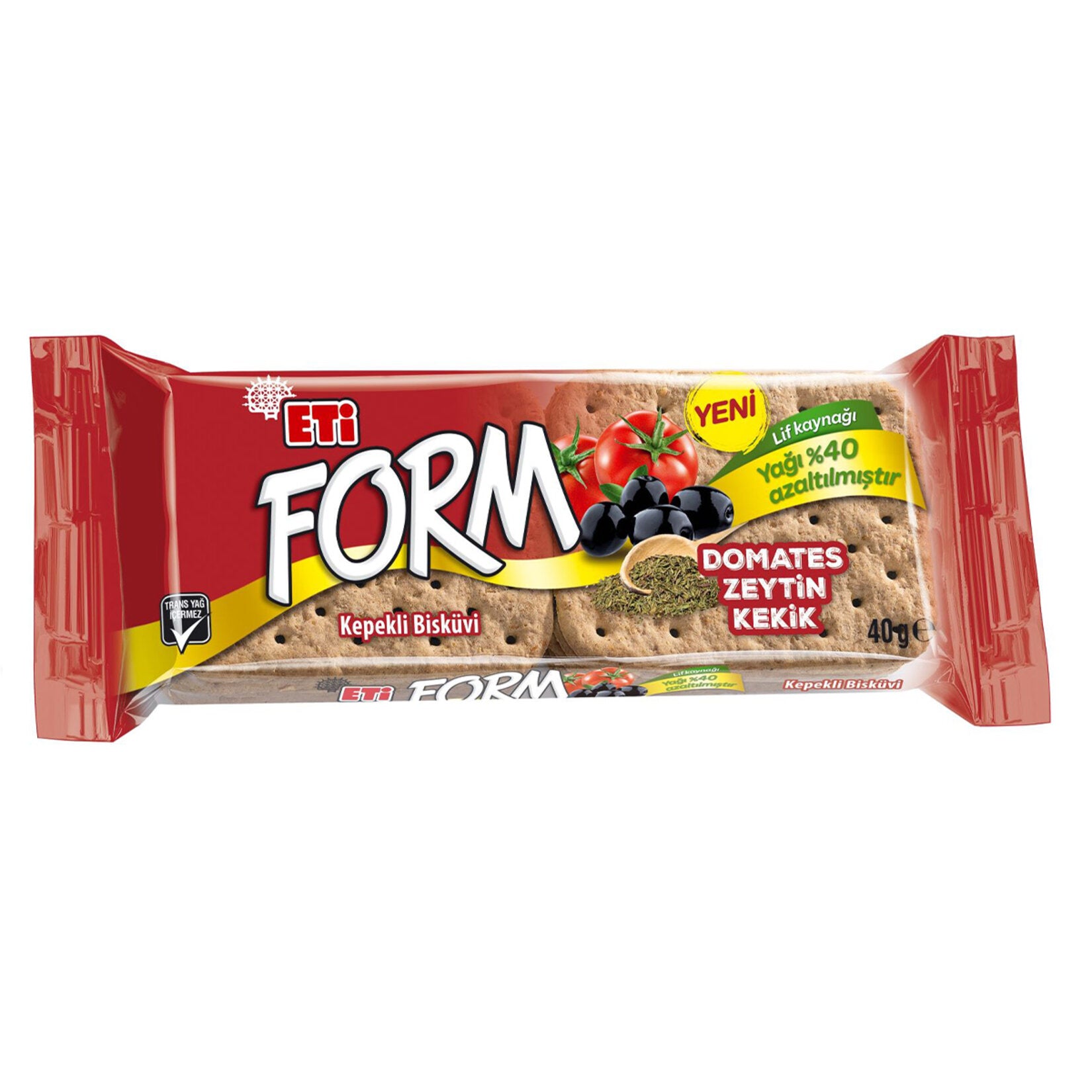 Eti Form Domatesli Zeytinli ve Kekikli Bisküvi 40 G