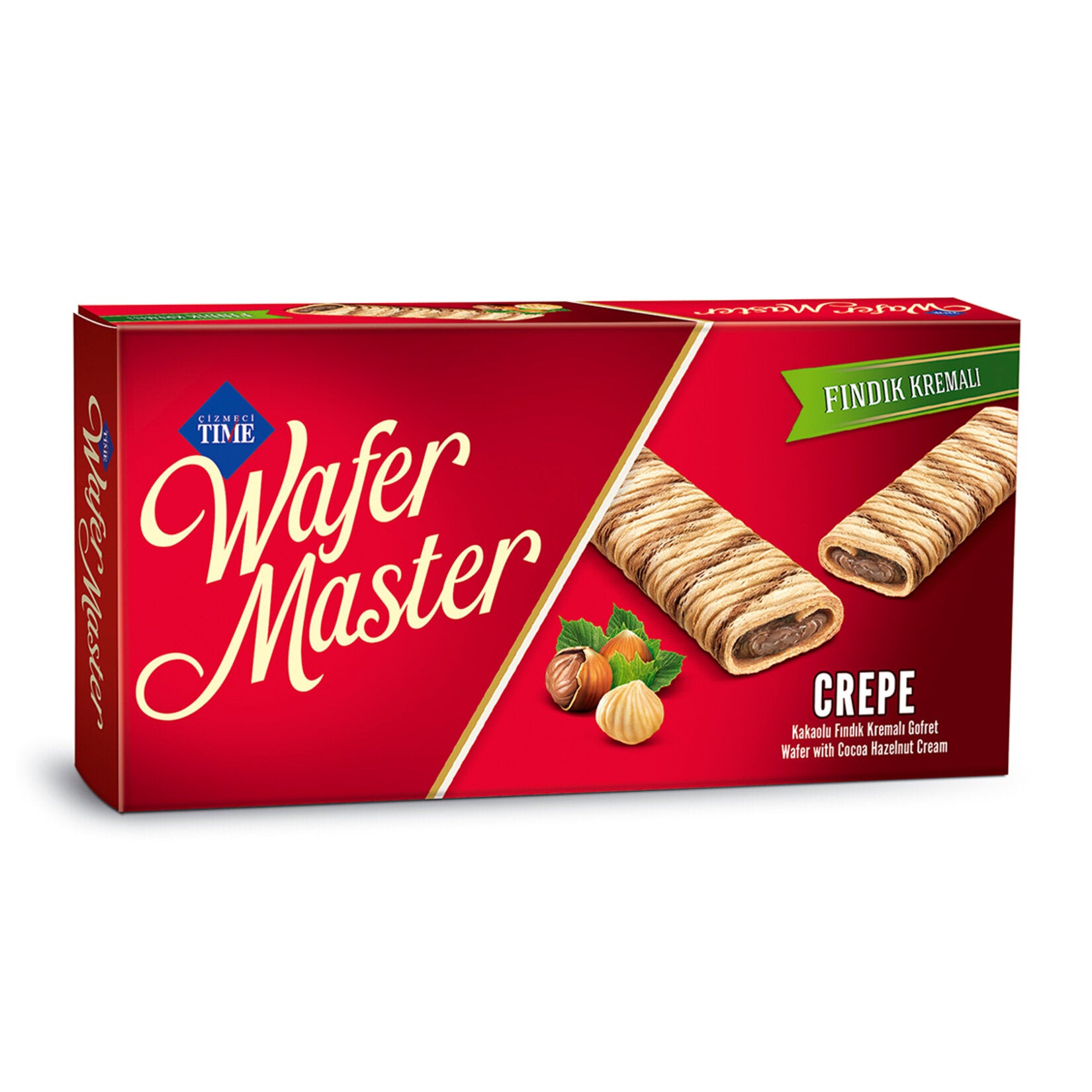 Çizmeci Time Hazelnut Crepe Wafer (Fındıklı Gofret) 75 G