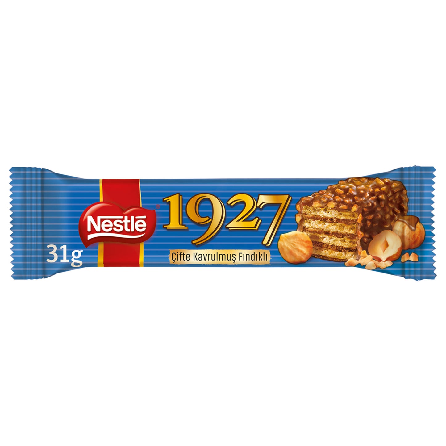 Nestle 1927 Milk Chocolate Hazelnut Wafer (Sütlü Çikolatalı Fındıklı Gofret) 31 G