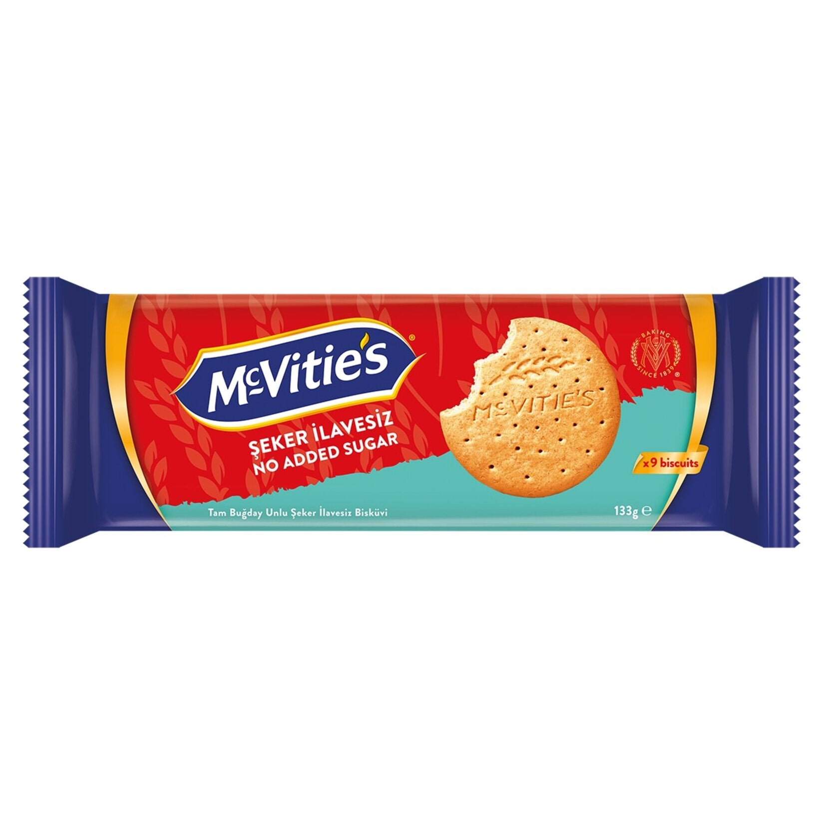 McVitie's Digestive Zero Sugar Original Biscuit 133g