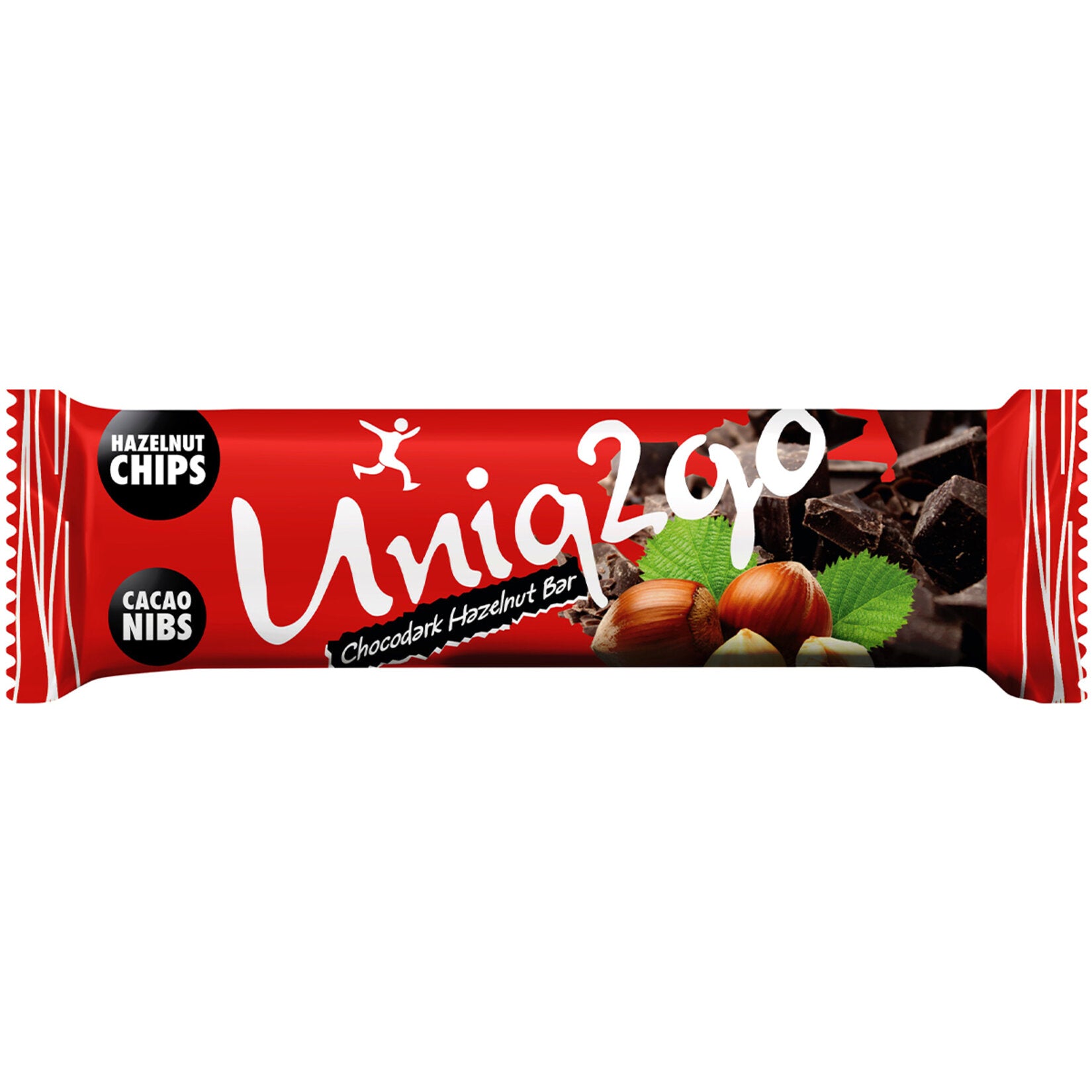 Uniq2go Chocodark Hazelnut (Fındık) and Protein Bar 38g