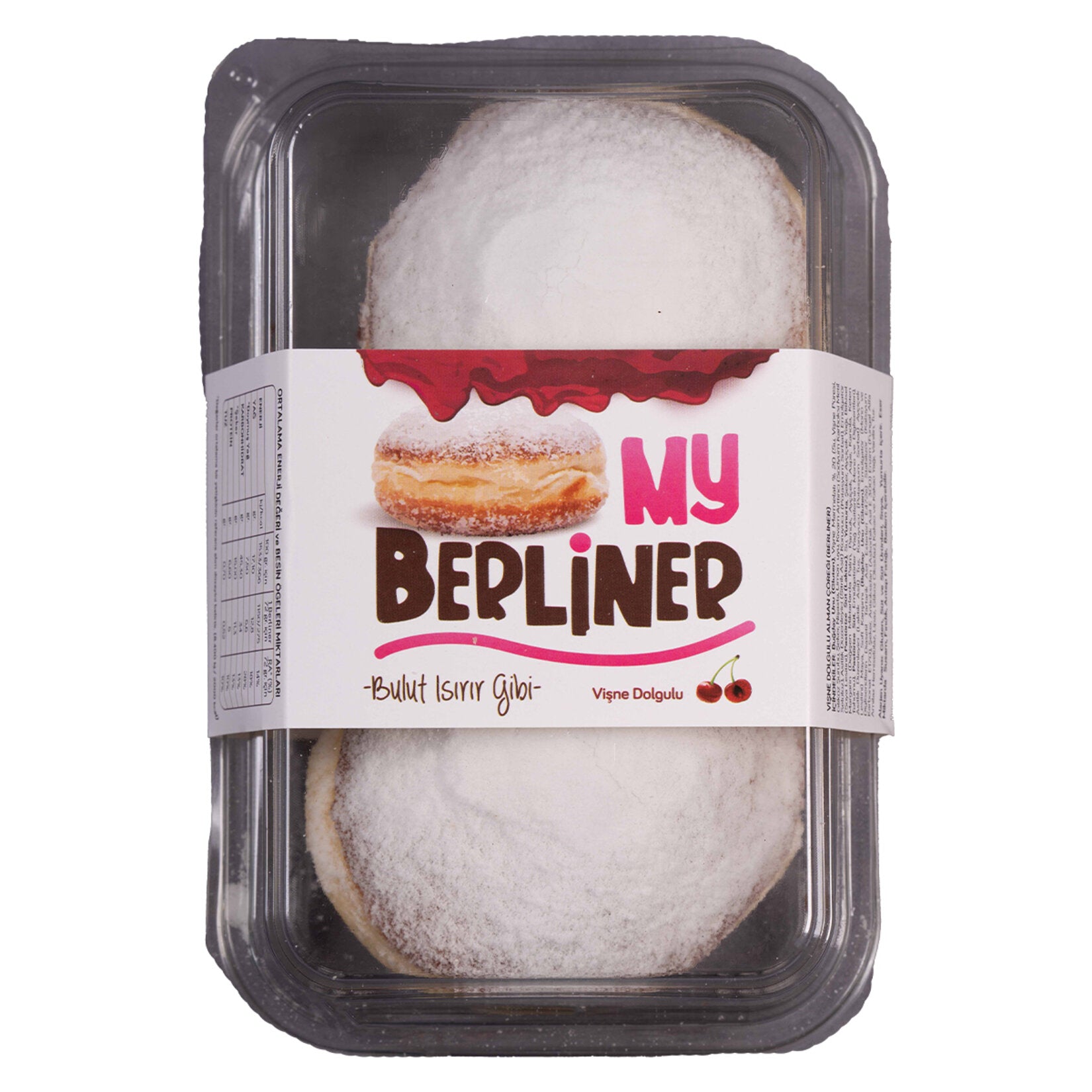 My Berliner Cherry Filled German Pastry (Vişne Dolgulu Alman Çöreği) 144g