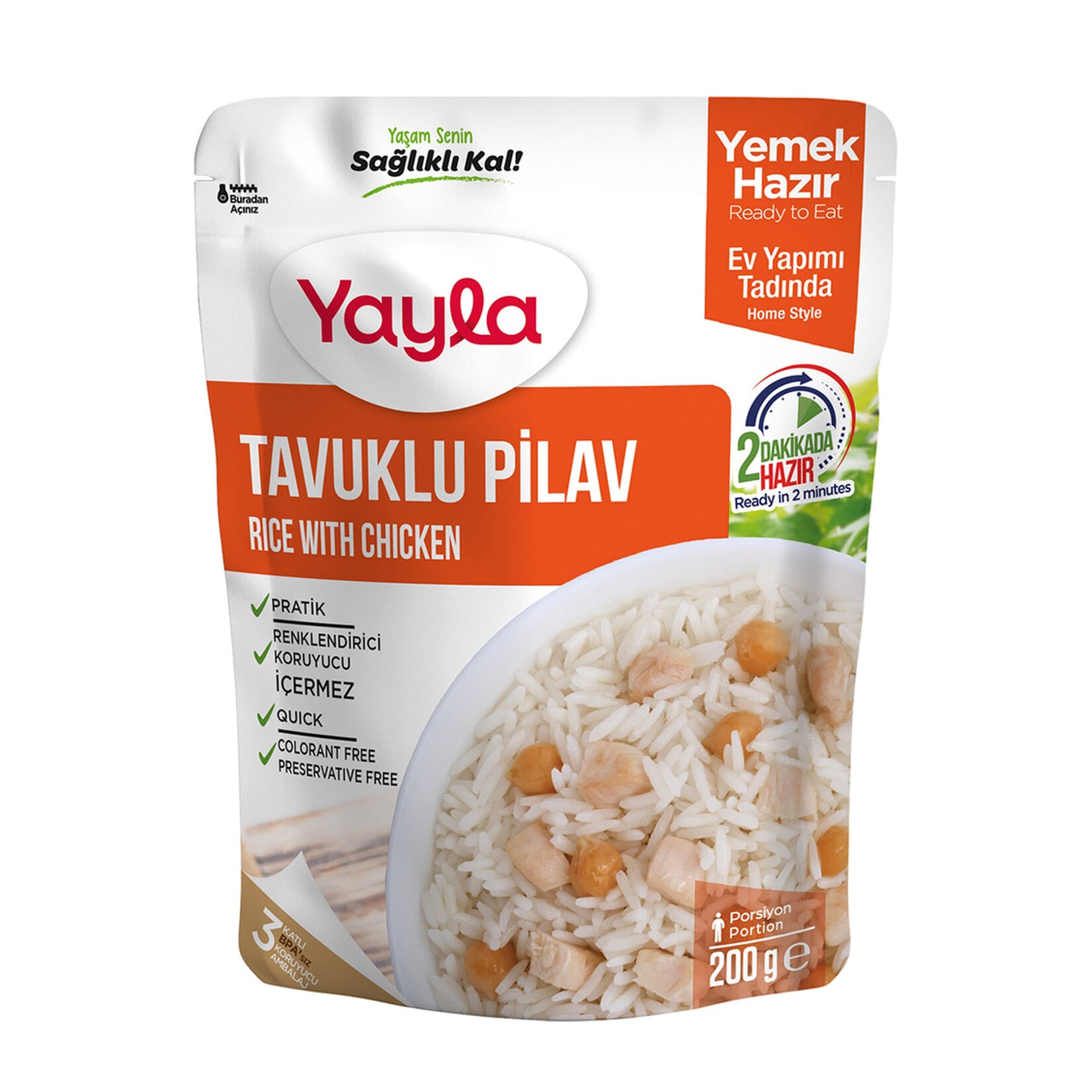 Yayla Chicken Rice (Tavuklu Pilav) 200 G