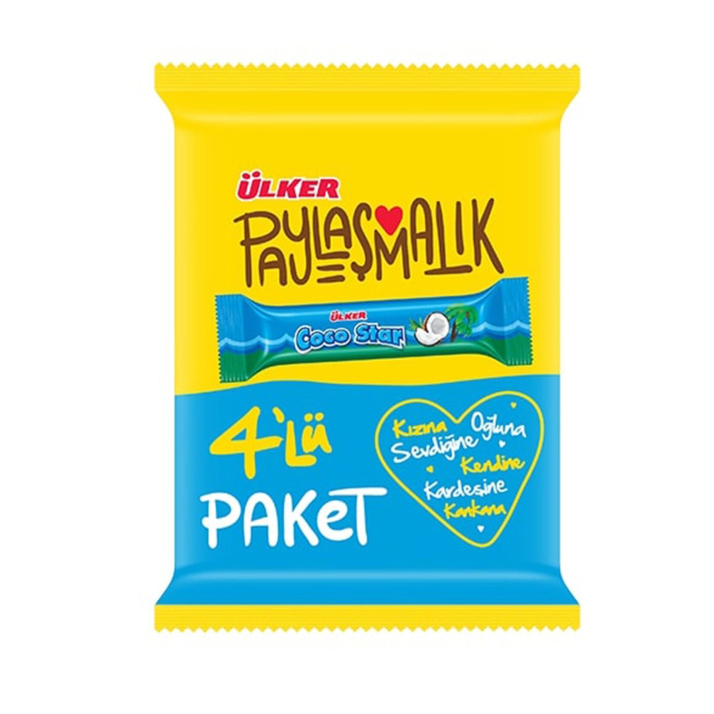 Ülker Cocostar 4-Pack 100 G