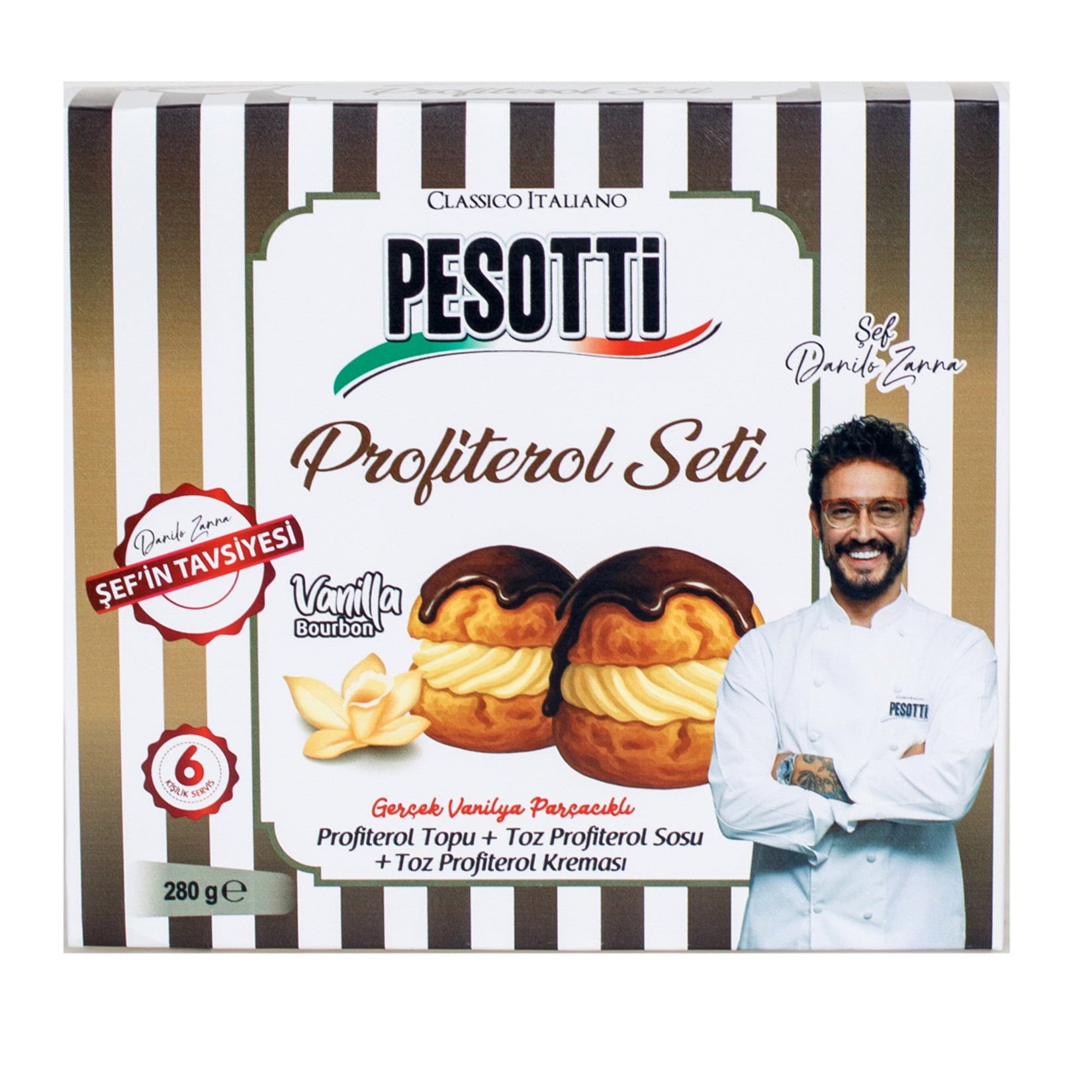 Pesotti Profiterole Set (Profiterol Seti) 280g