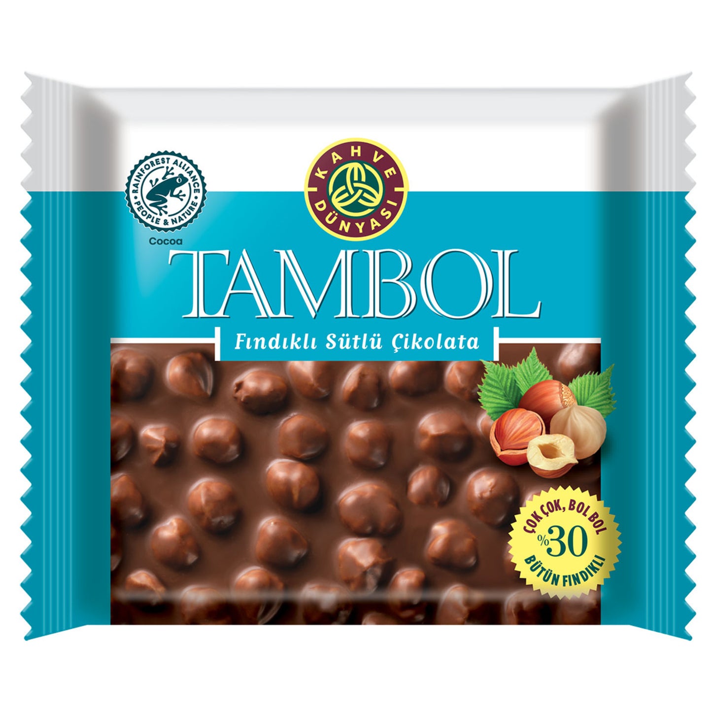 Kahve Dünyası Tambol Hazelnut (Fındık) Milk Chocolate 77g