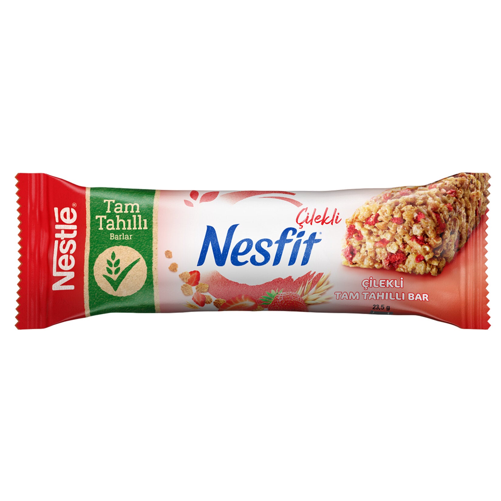 Nestle Nesfit Çilekli Tam Tahıllı Bar 23,5 G