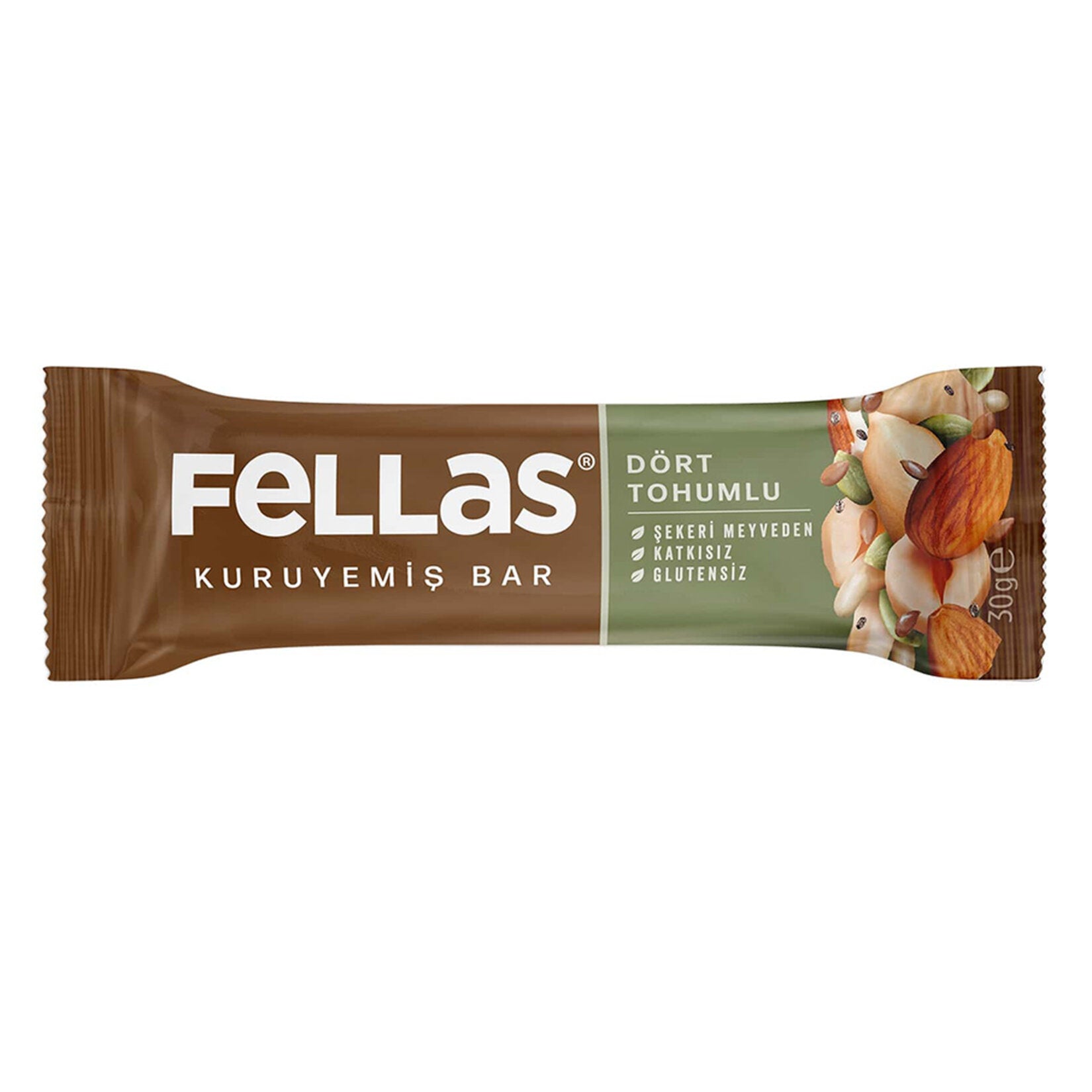 Fellas Four Seed Nut Bar 30g