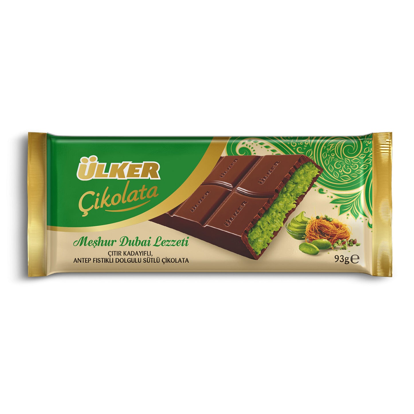 Ülker Chocolate Kadaif Dubai Flavor 93 G