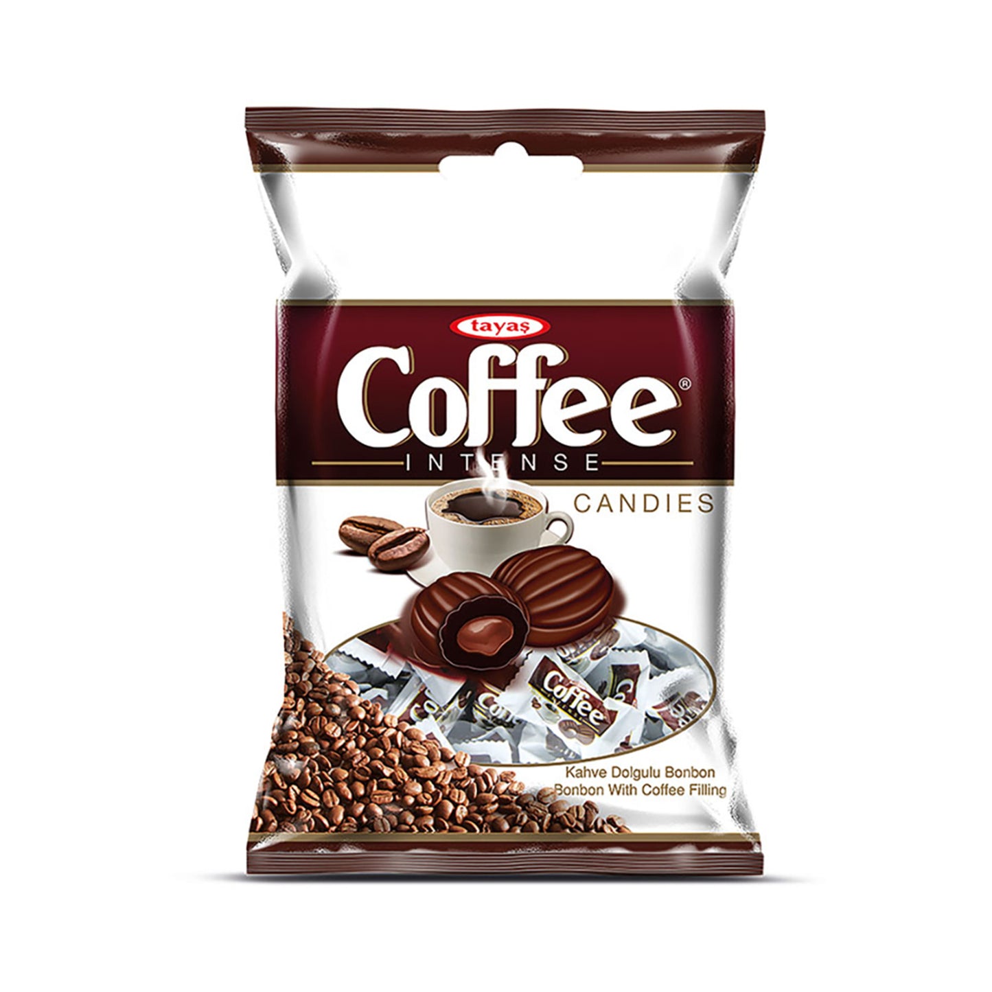Tayaş Coffee Intense Coffee Filled Bonbon (Kahve Dolgulu Bonbon) 350g