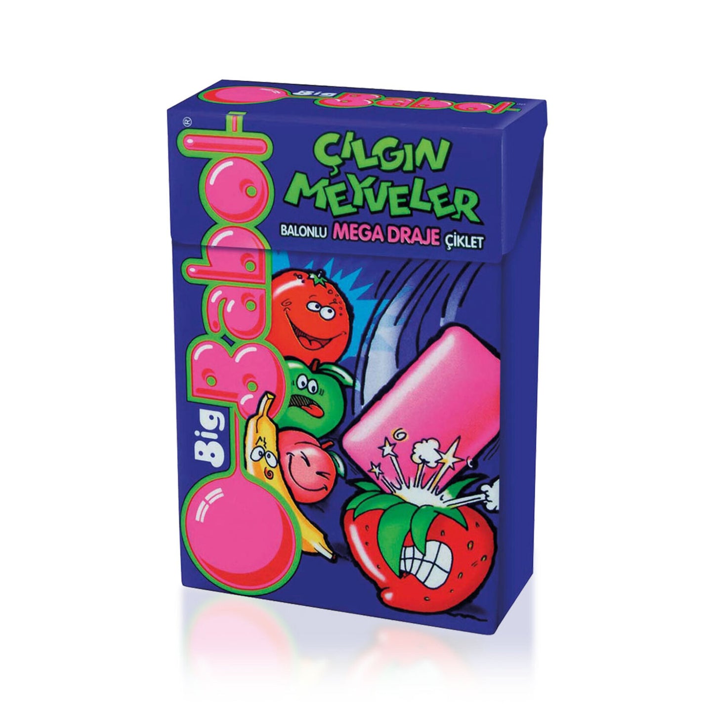 Big Babol Crazy Fruits Mixed Fruit Flavored Gum 36g