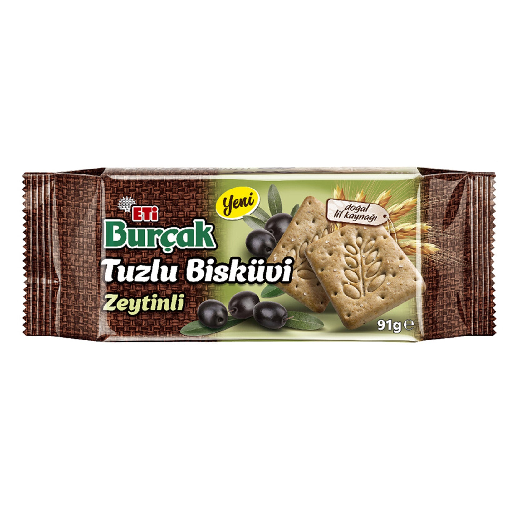 Eti Burçak Savory Olive Biscuit 91 G