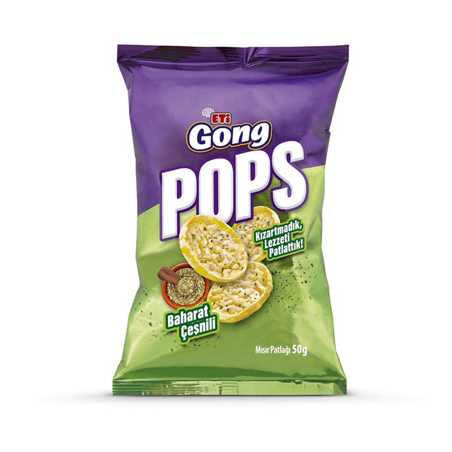 Eti Gong Pops Baharatlı 50 G