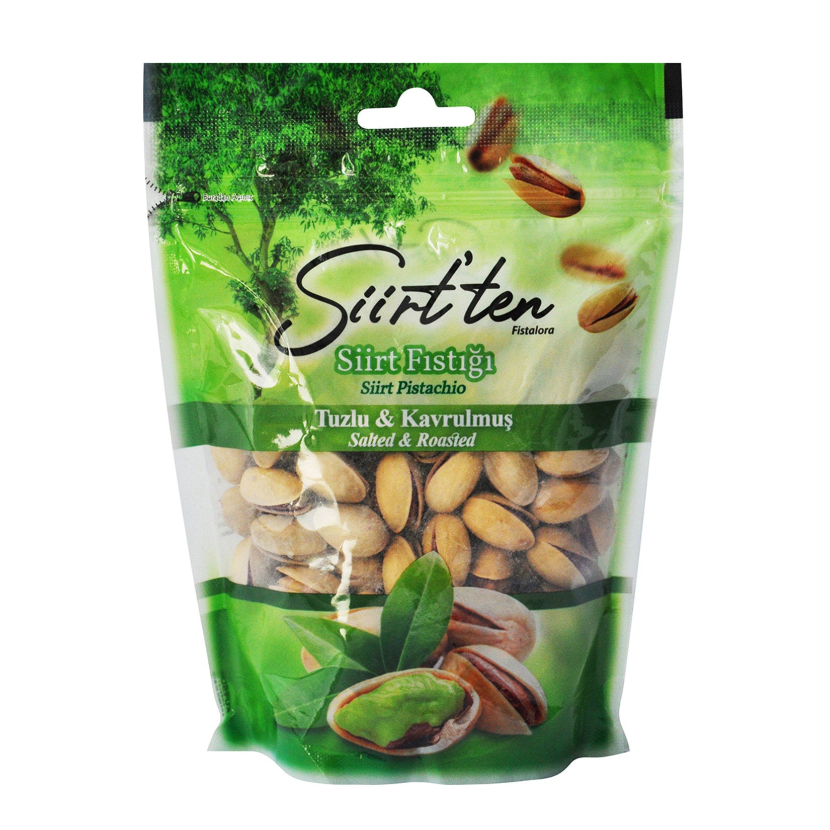 Siirtten Fistalora Roasted Salted Siirt Pistachio (Kavrulmuş Tuzlu Siirt Fıstığı) 200g