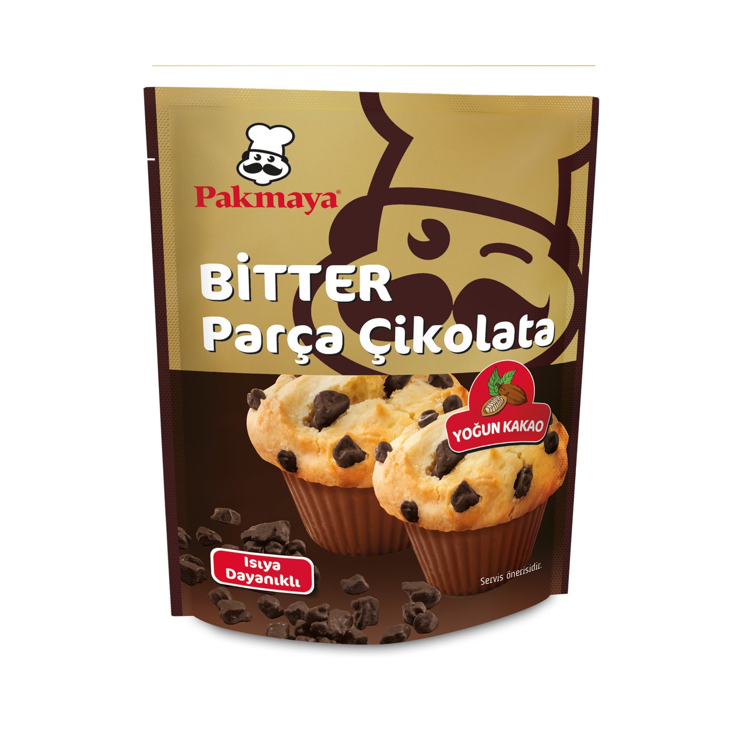 Pakmaya Bitter Parça Çikolata 70 G