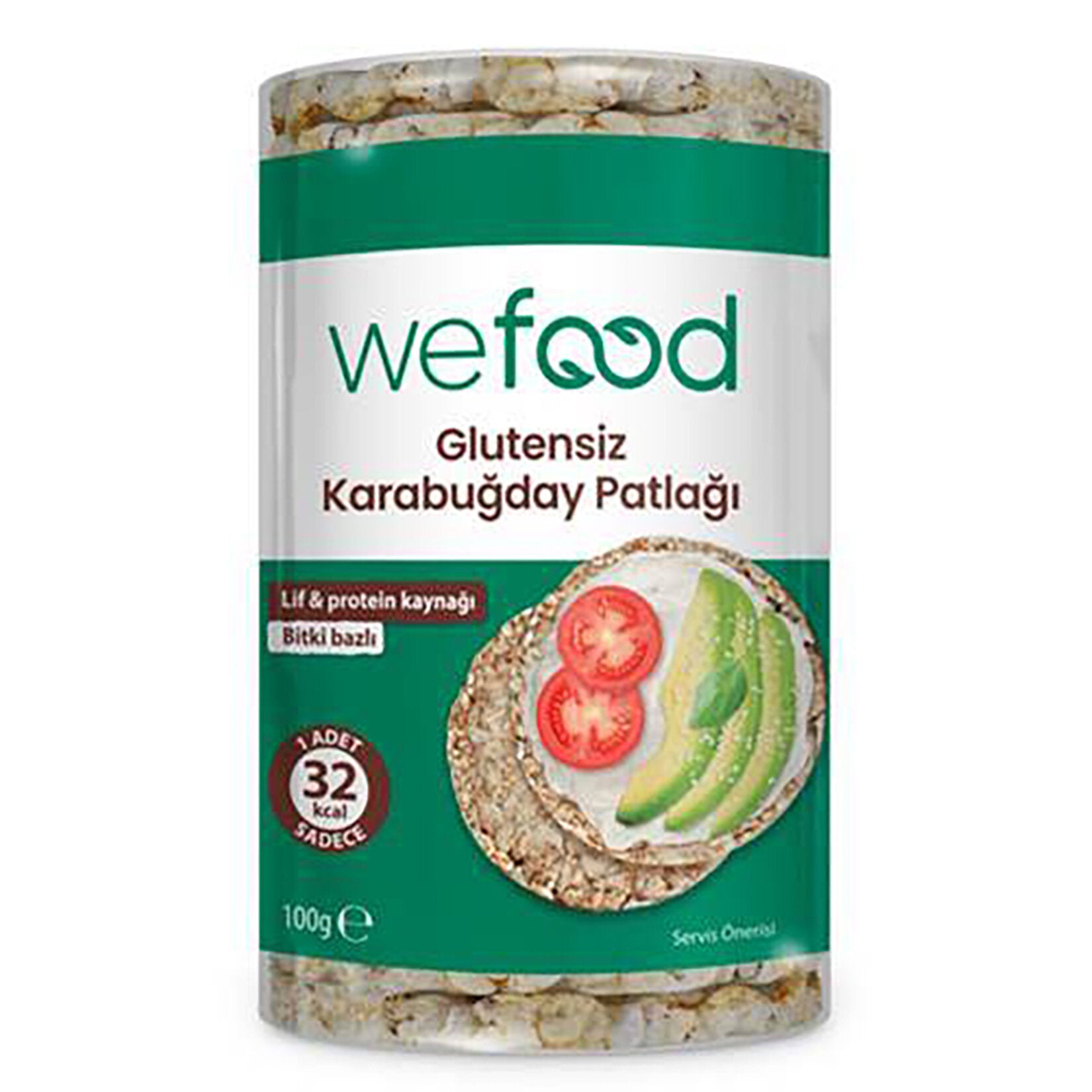Wefood Buckwheat Crisp (Karabuğday Patlağı) 100 G