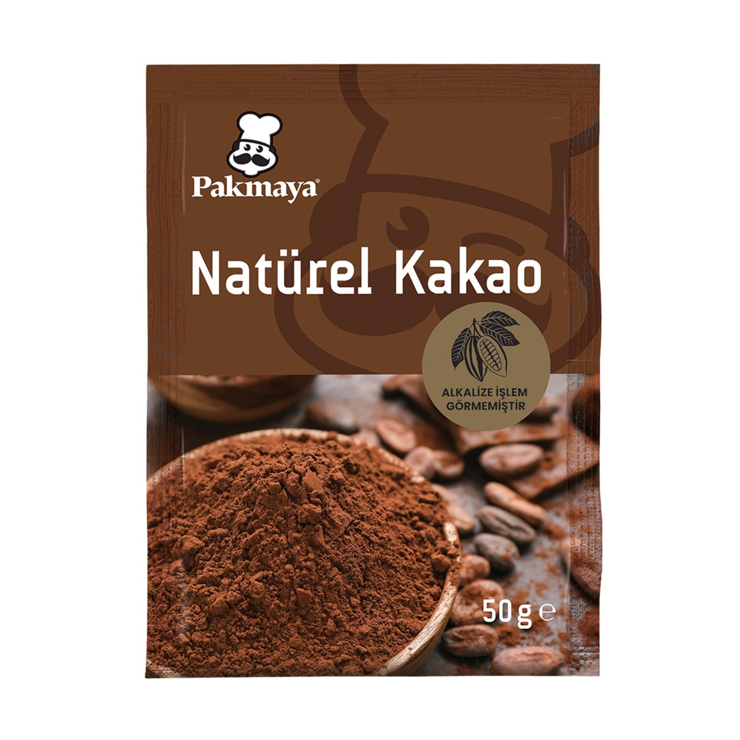 Pakmaya Natural Cocoa (Natürel Kakao) 50g