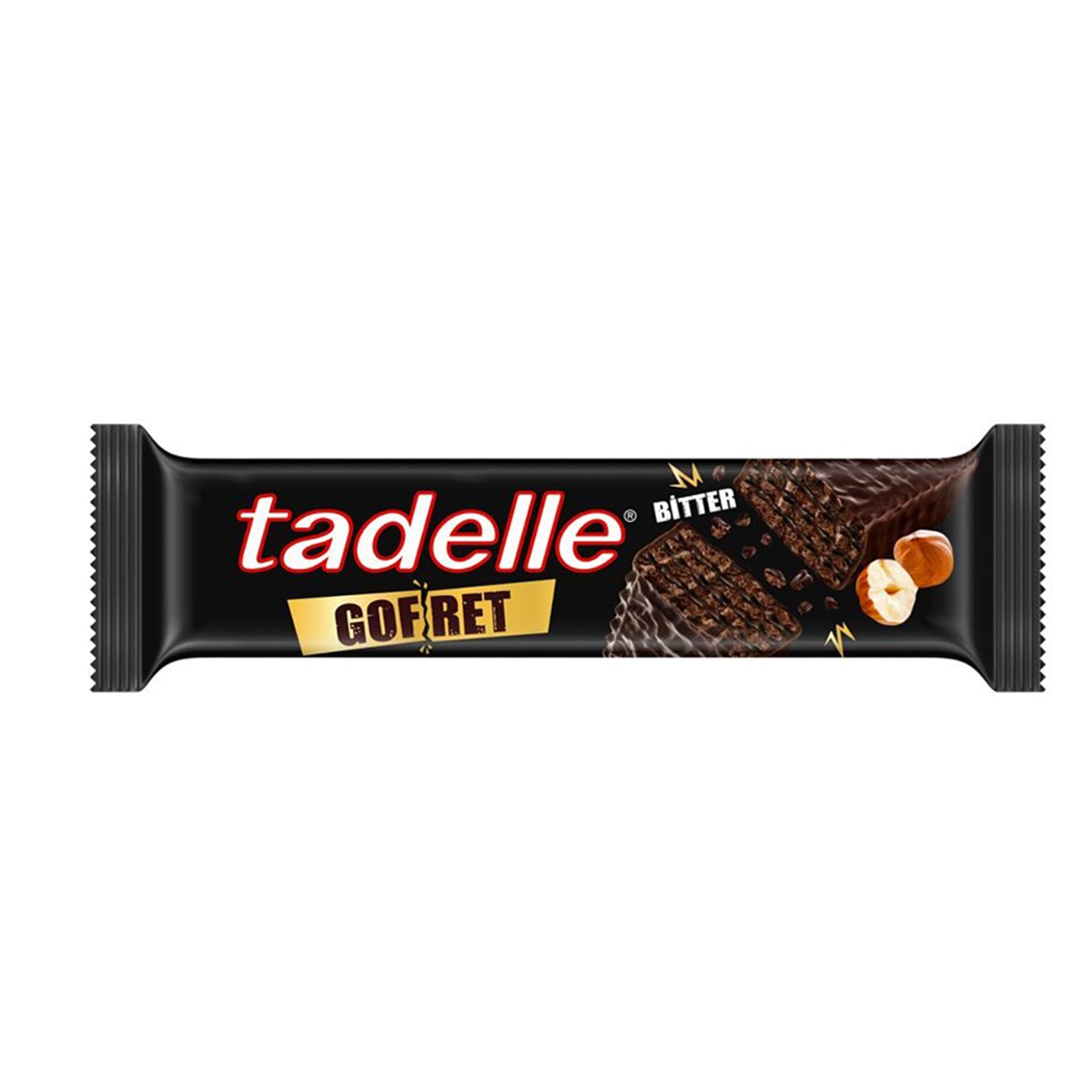Tadelle Bitter Çikolata Kaplamalı Kakaolu Gofret 28 G