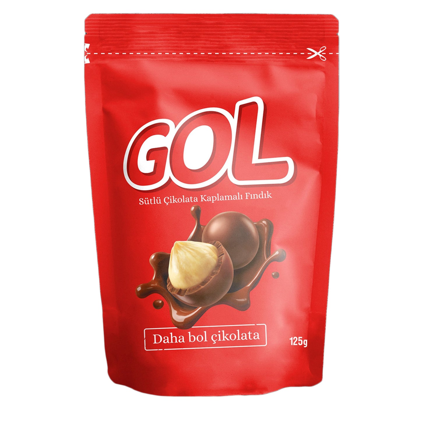 Gol Milk Chocolate Covered Hazelnut Dragee 125g
