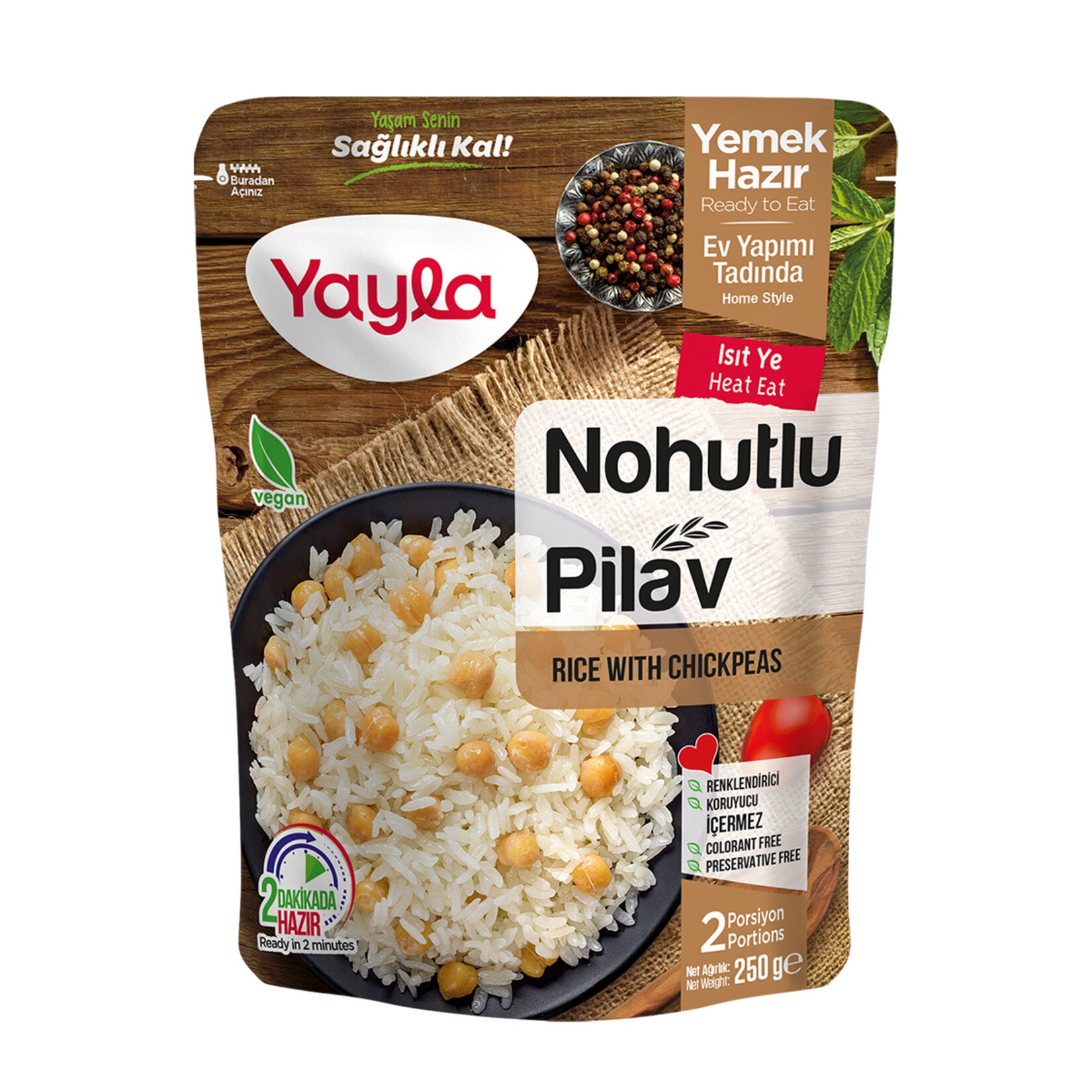 Yayla Chickpea Rice (Nohutlu Pilav) 250 G