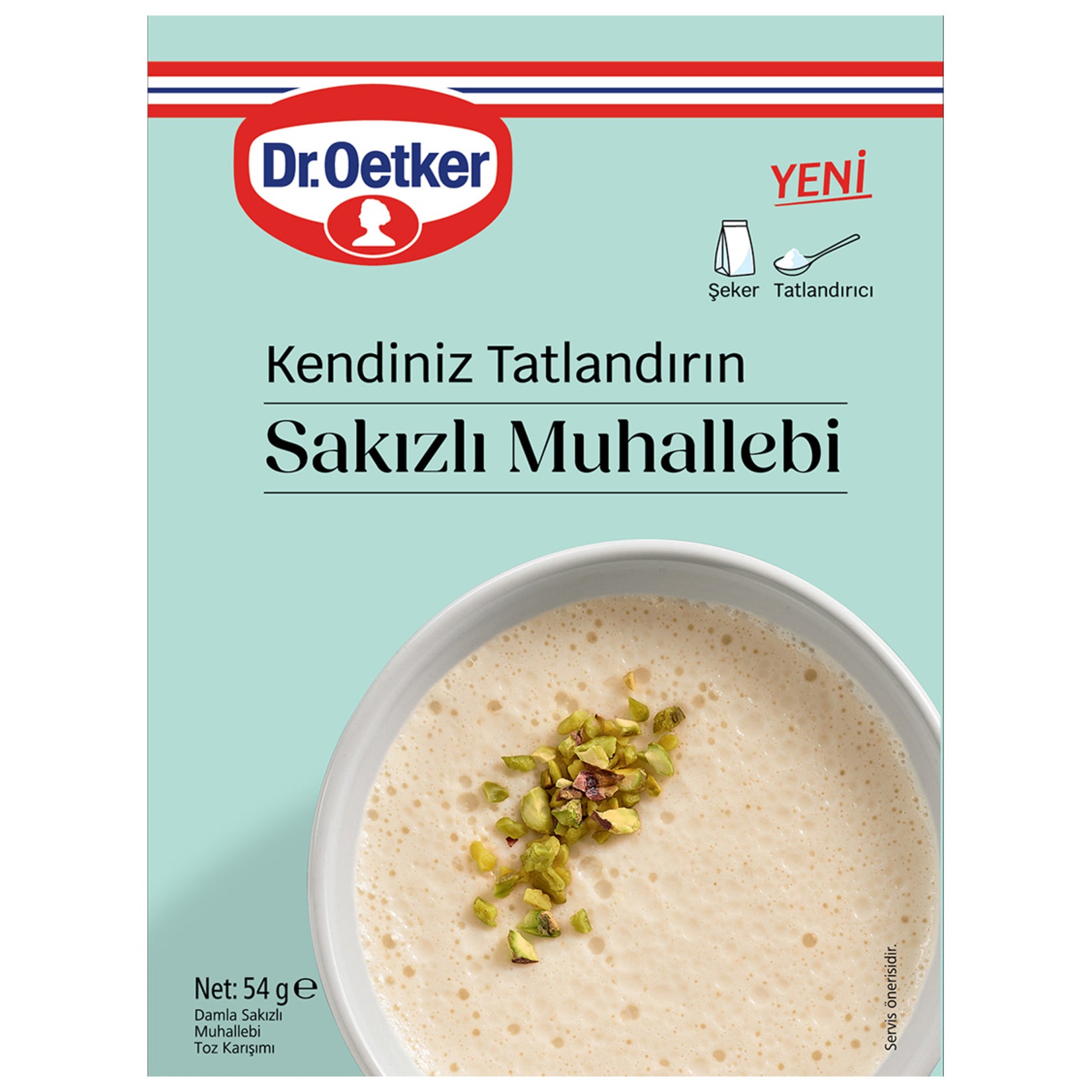 Dr.Oetker You Sweeten It Gum Mousse (Kendiniz Tatlandırın Sakızlı Muhallebi) 54 G
