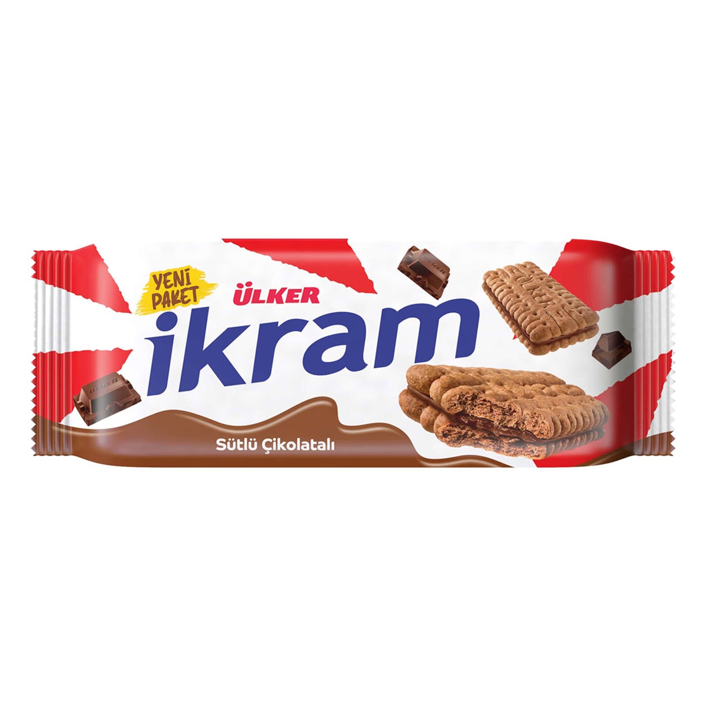 İkram Cream Biscuit with Chocolate (Kremalı Bisküvi Çikolatalı) 84 G