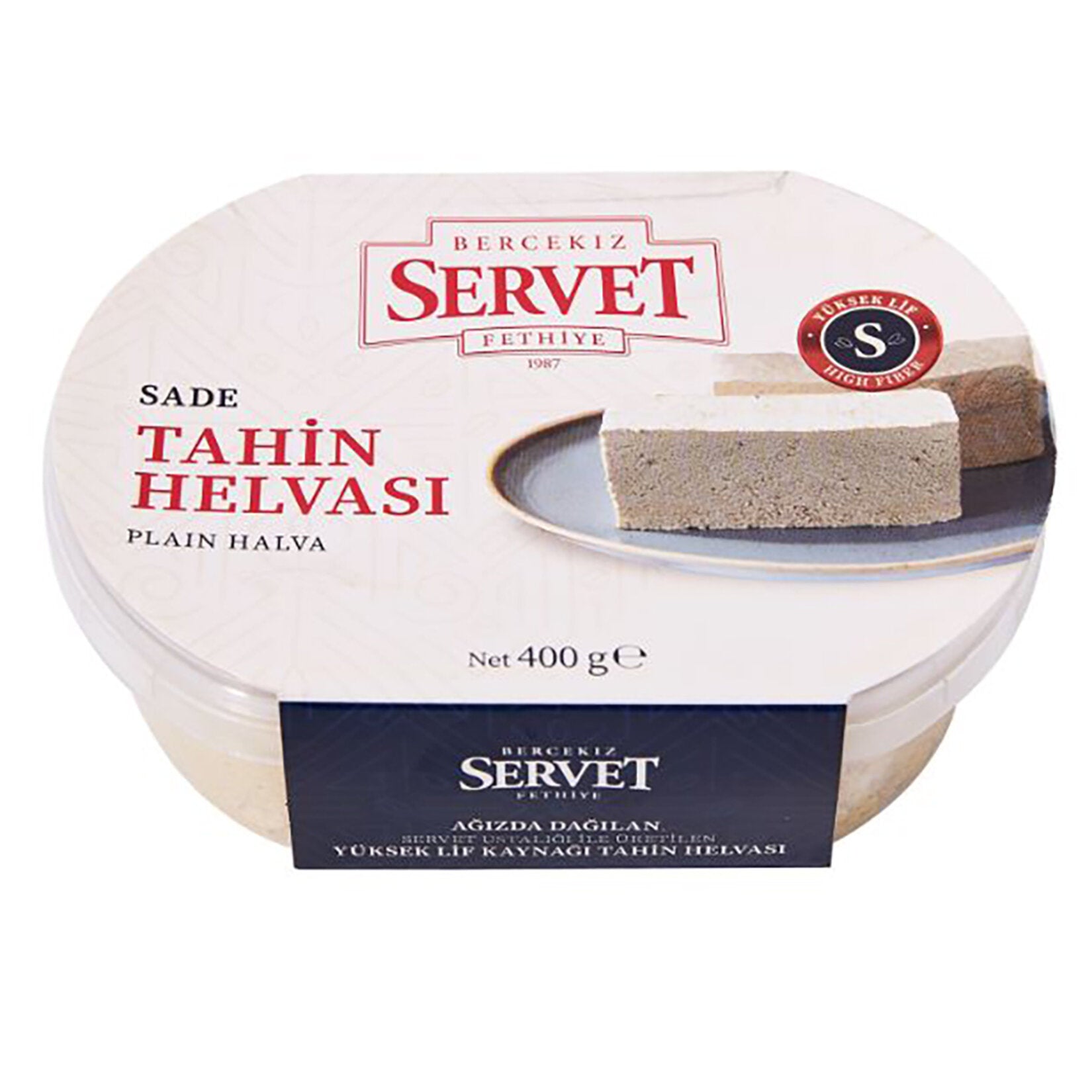 Servet Şekerleme Sade Tahin Helvası 400 G