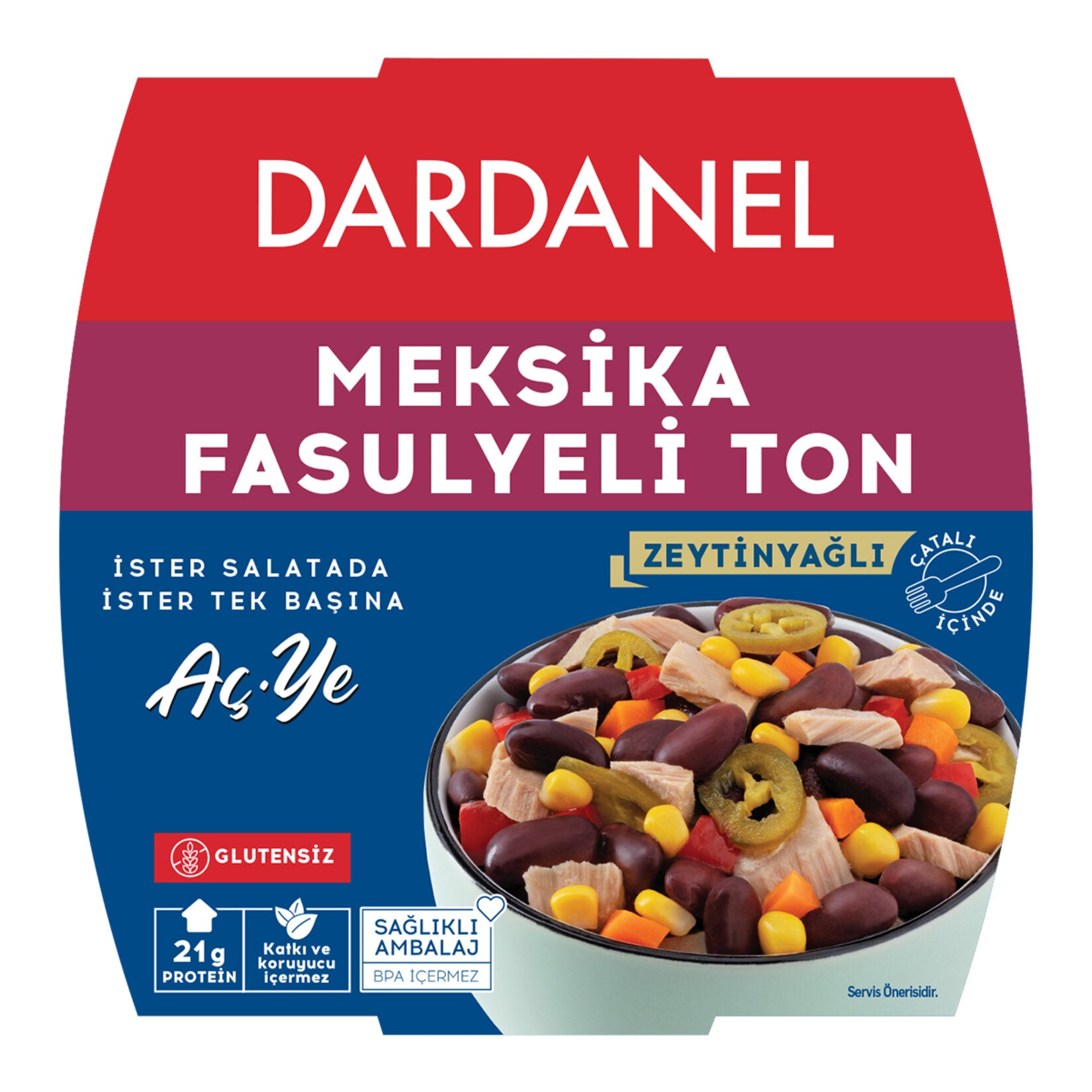 Dardanel Meksika Fasulyeli Ton Aç-ye 160 G