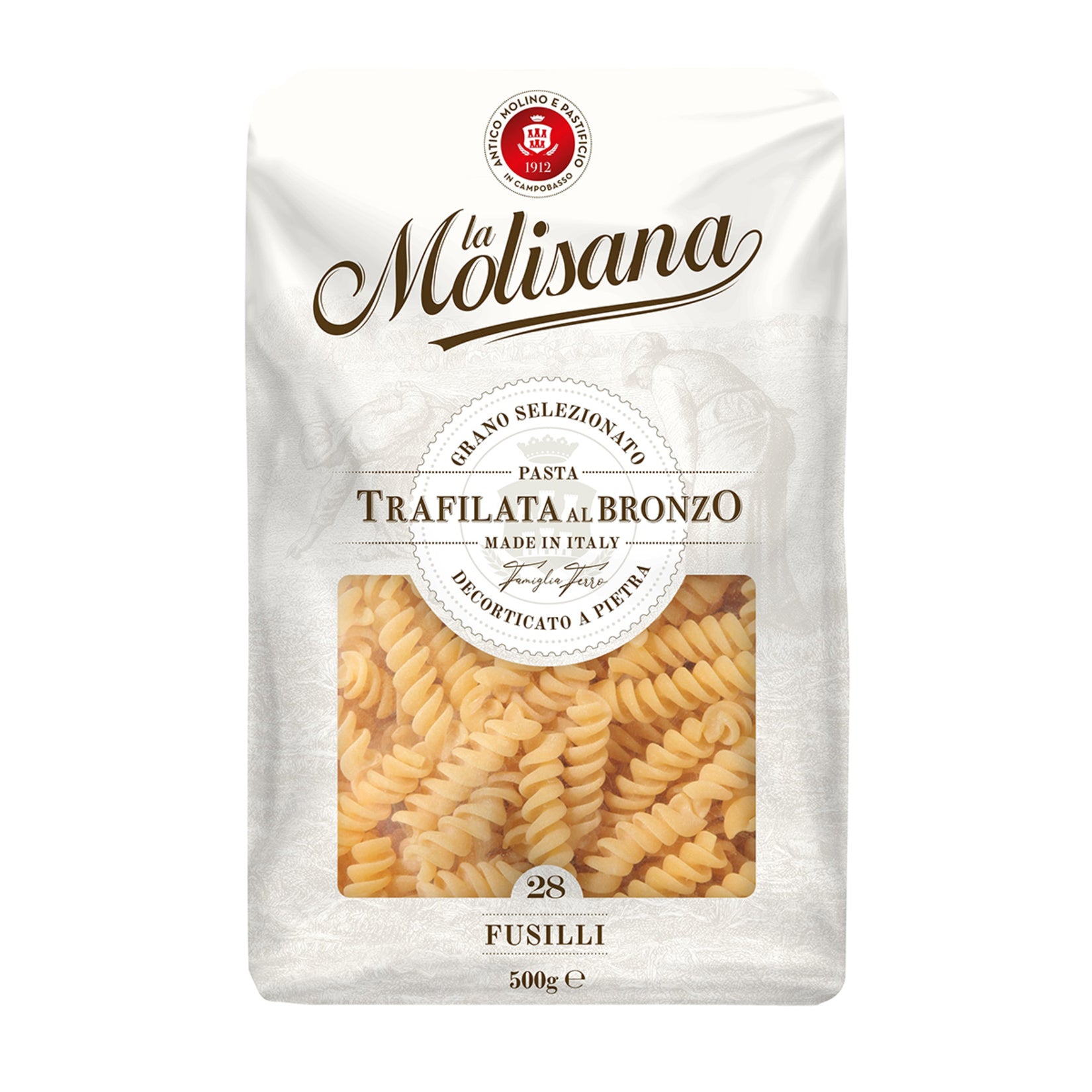 La Molisana Fusilli N28 Sade Burgu Makarna 500 G