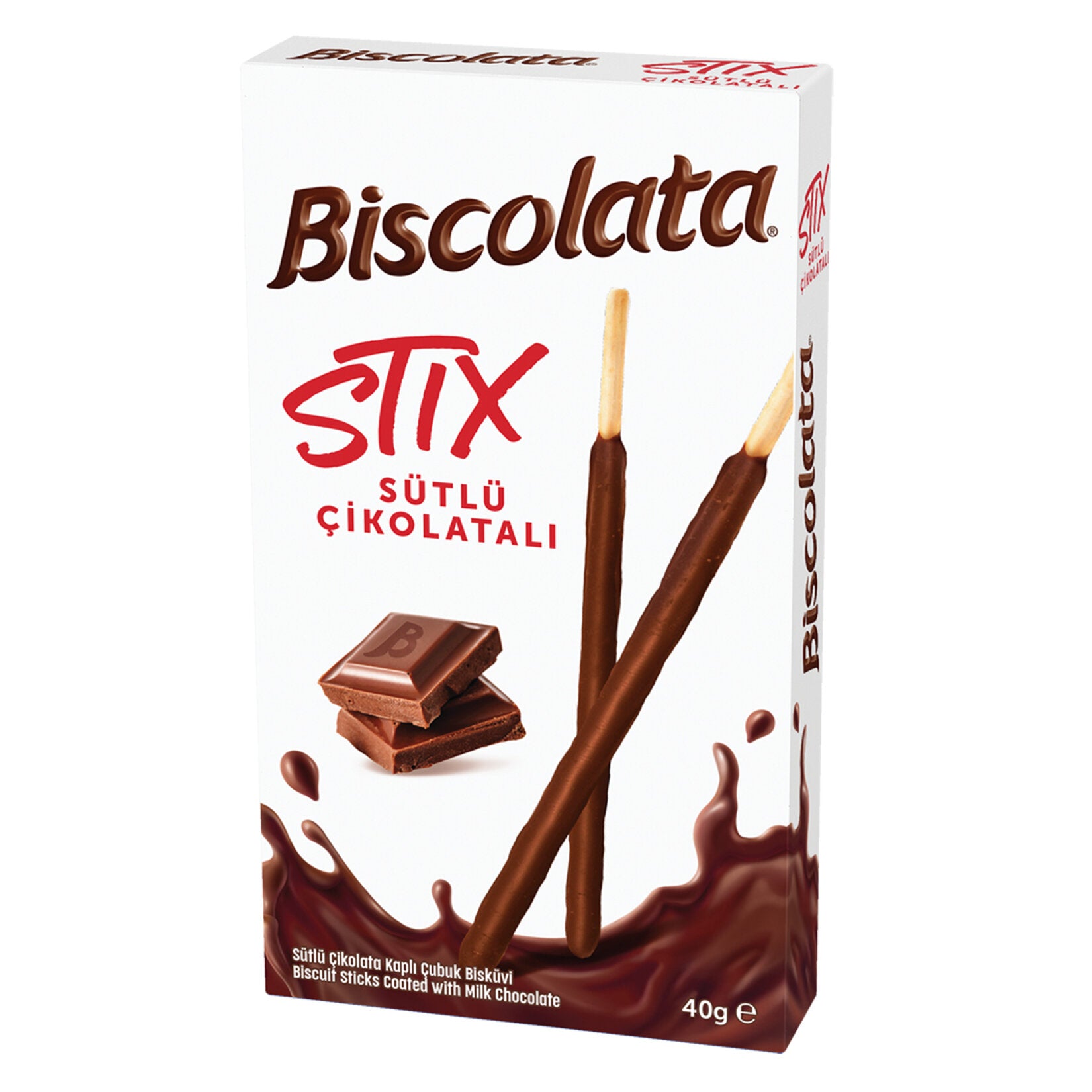 Biscolata Stix Milk Chocolate 40 G