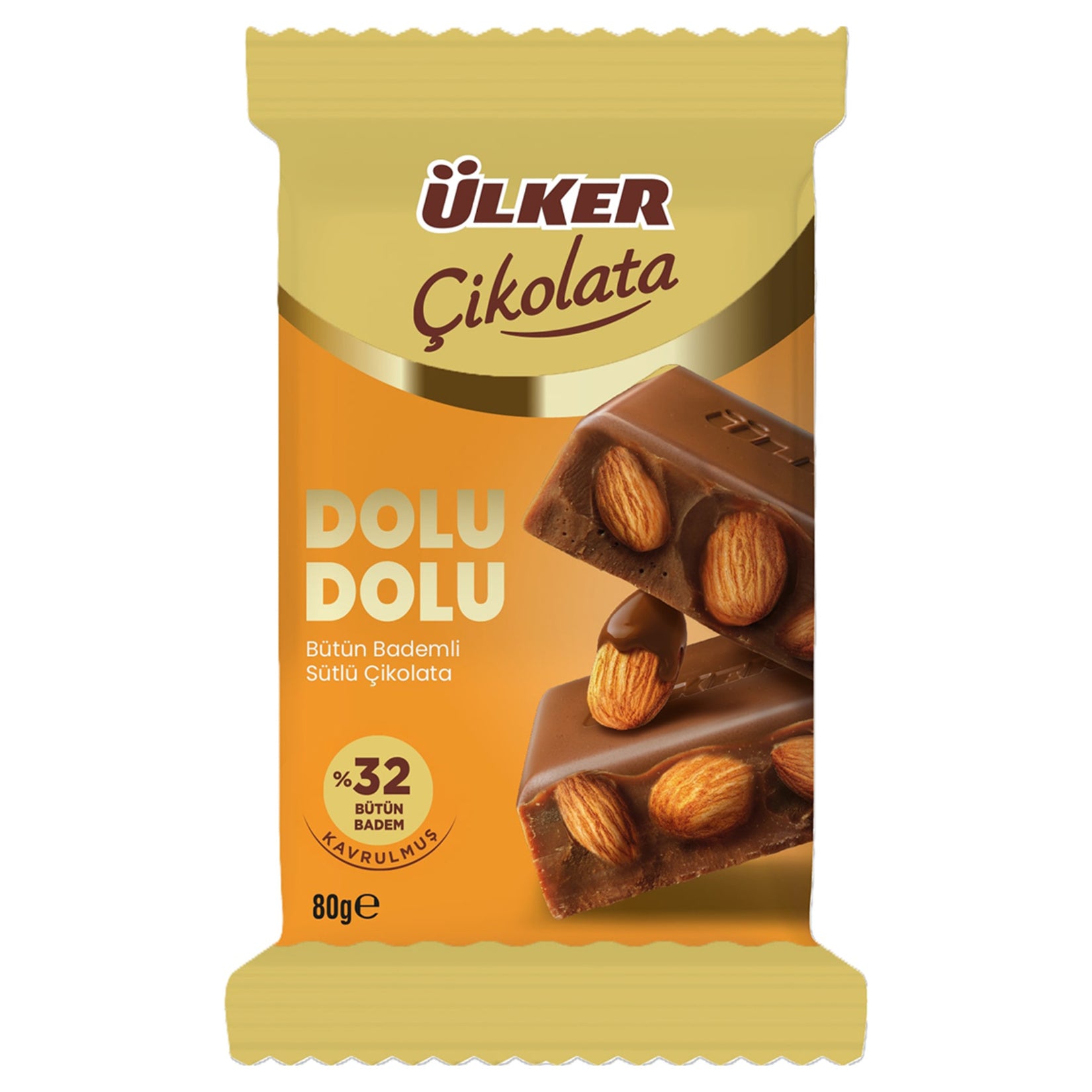 Ülker Chocolate Filled Almond (Çikolata Dolu Dolu Bademli) 80g
