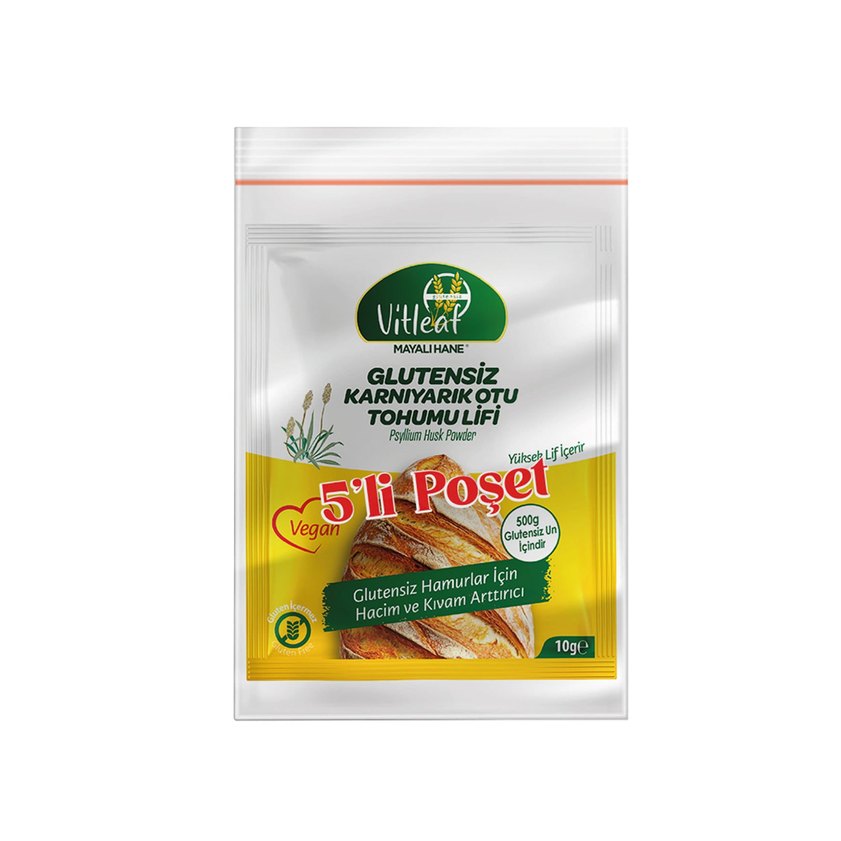 Vitleaf Karnıyarık Otu Tohum Lifi 5 x 10 G