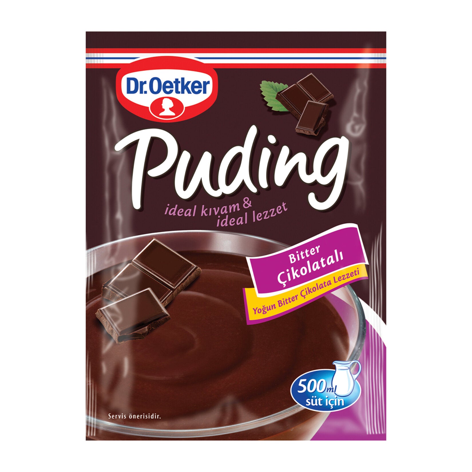 Dr.Oetker Dark Chocolate Pudding (Puding Bitter Çikolatalı) 111 G
