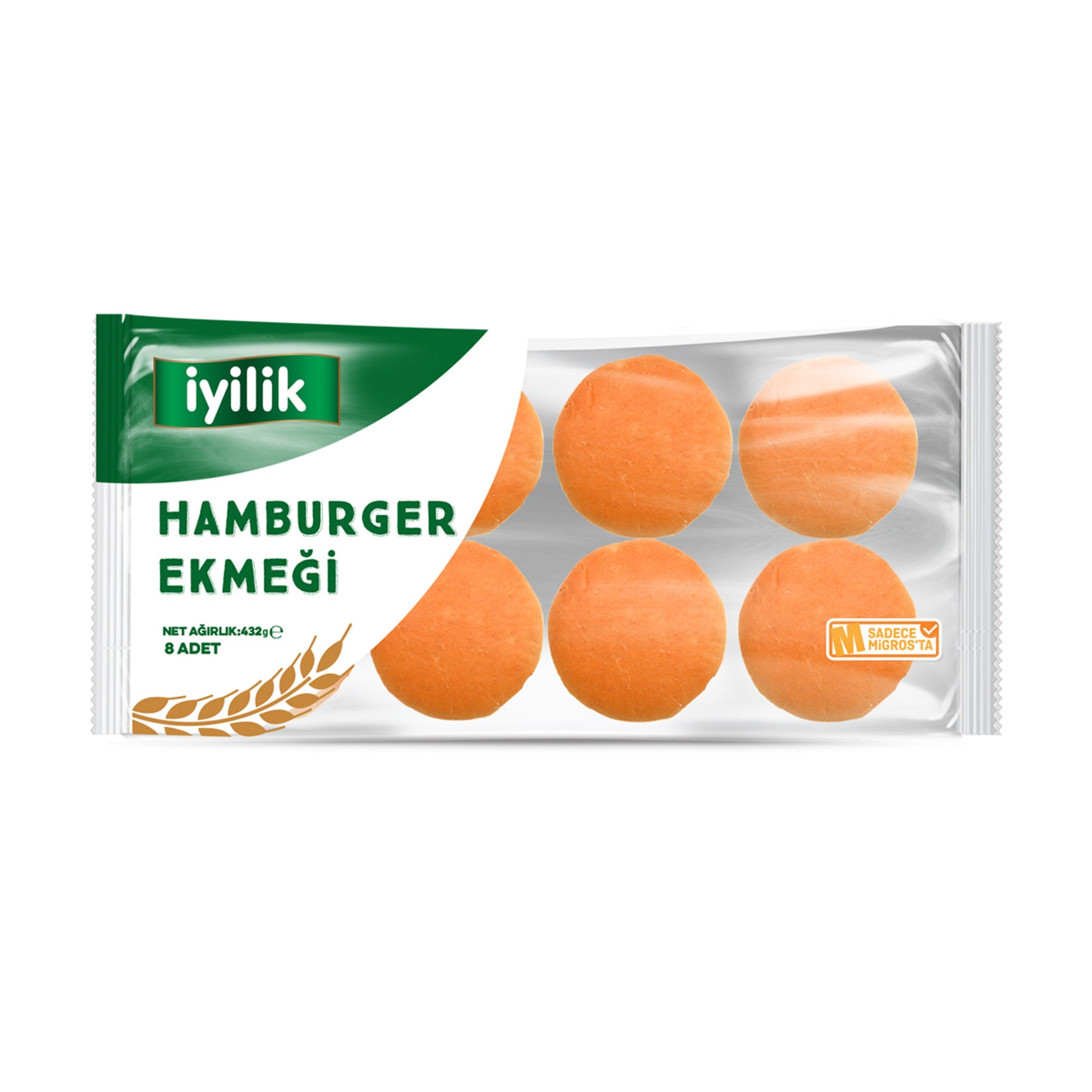 İyilik Hamburger Buns 8 x 54 G