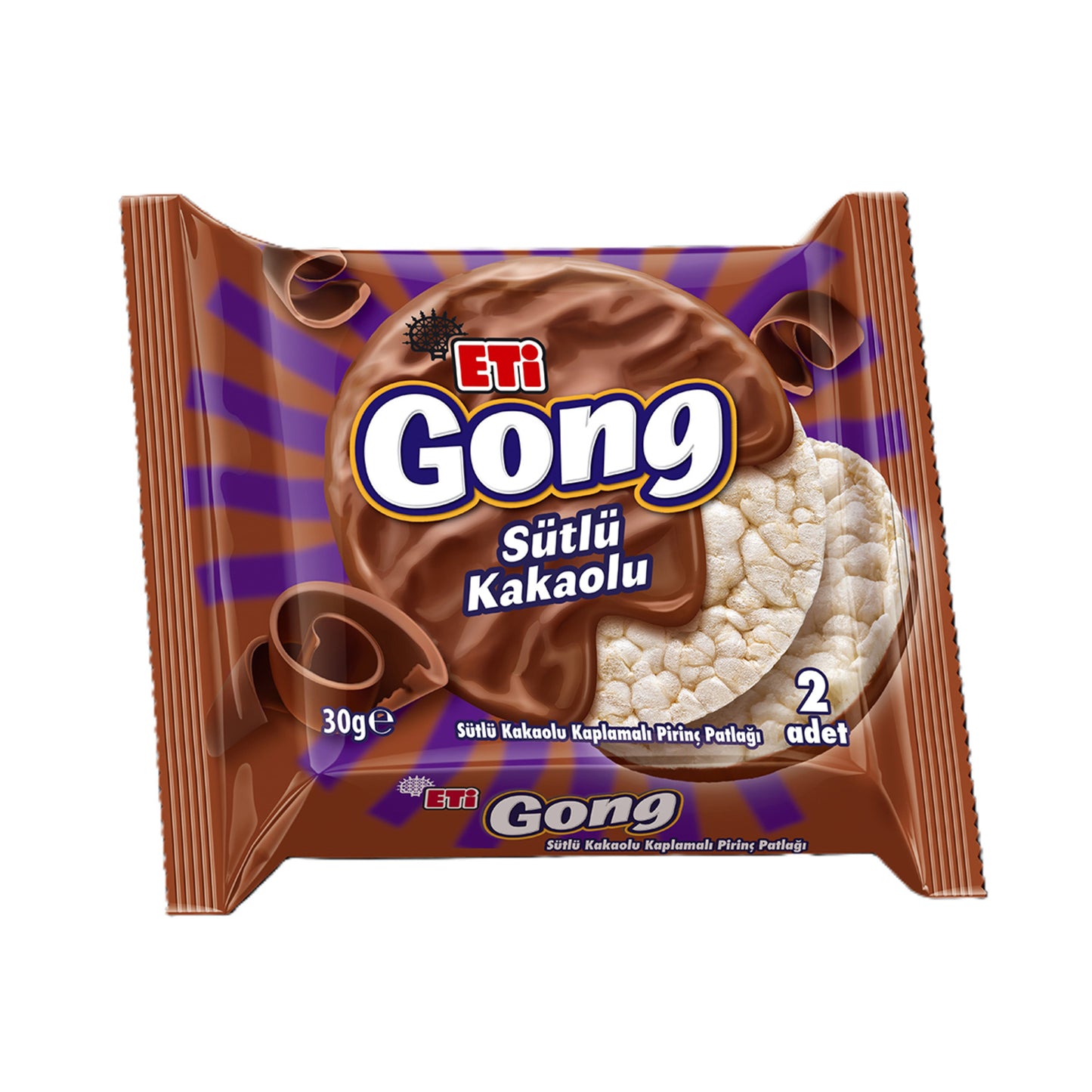 Eti Gong Sütlü Kakao Kaplamalı 30 G