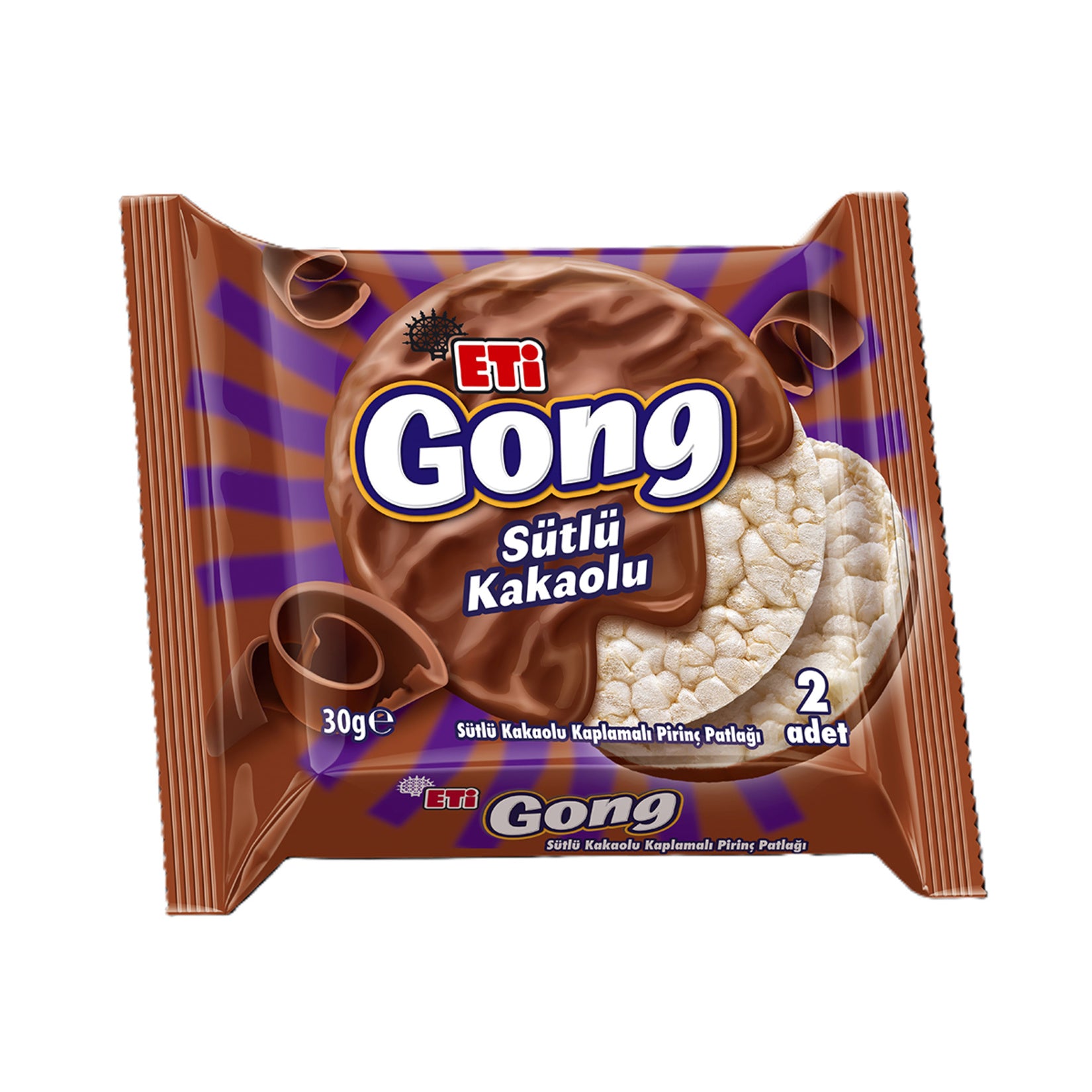 Eti Gong Sütlü Kakao Kaplamalı 30 G