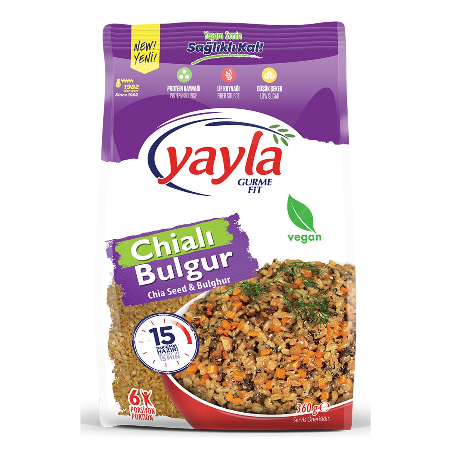 Yayla Gurme Fit Chialı Bulgur 360 G