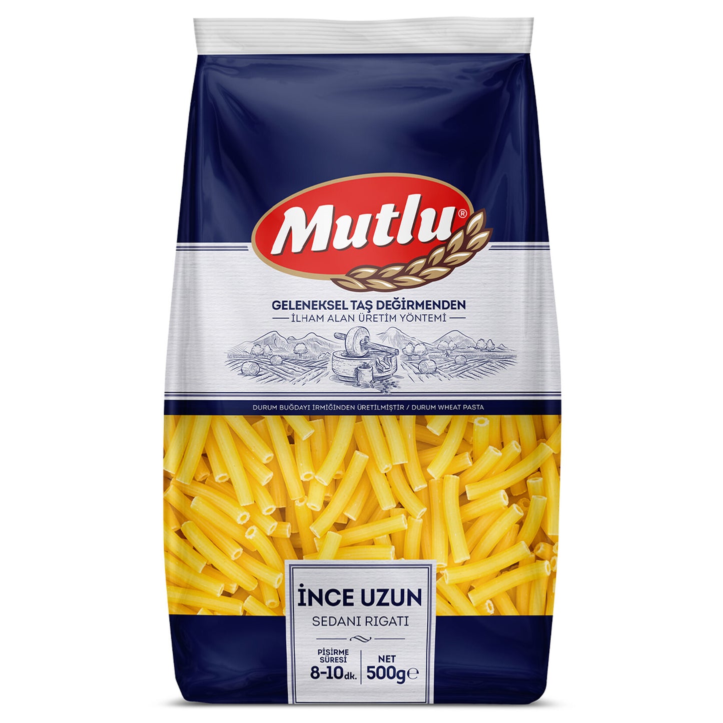 Mutlu İnce Uzun Makarna 500 G