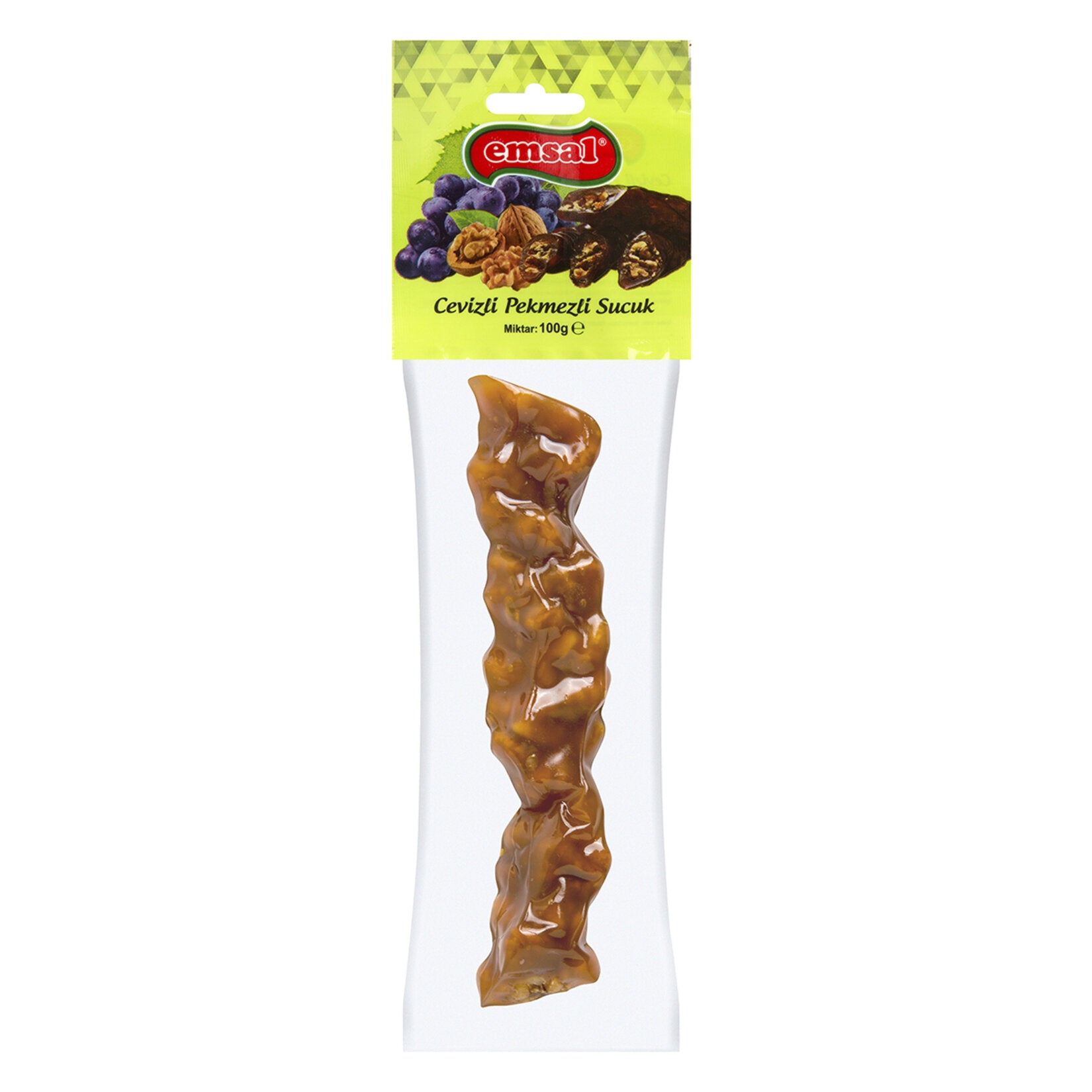 Emsal Walnut and Grape Molasses Sausage (Cevizli Pekmezli Sucuk) 100g