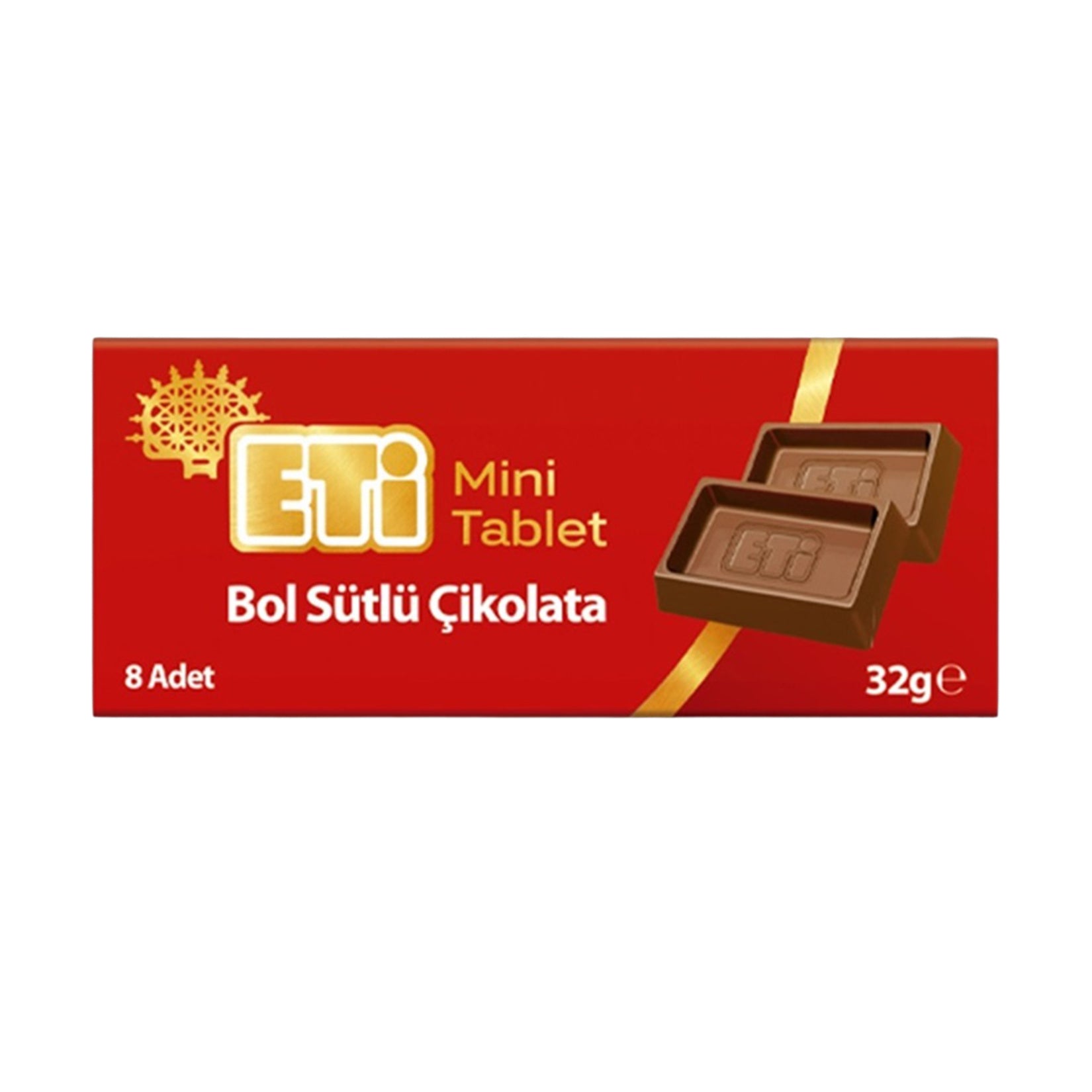 Eti Mini Tablet Milk Chocolate (Sütlü Çikolata) 32g