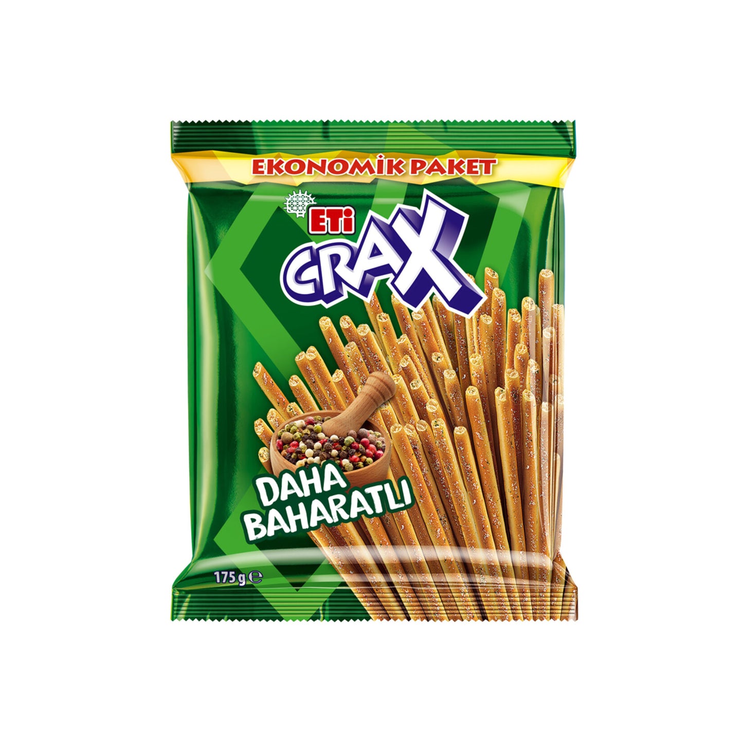 Eti Crax Spicy Stick Crackers (Baharatlı Çubuk Kraker) 175 G