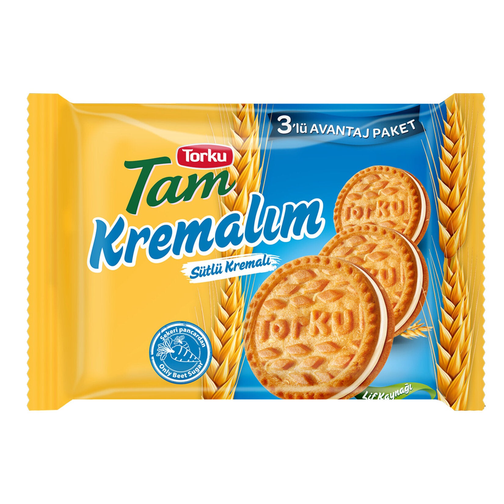 Torku Tam Kremalım Sütlü Kremalı Bisküvi 249 G