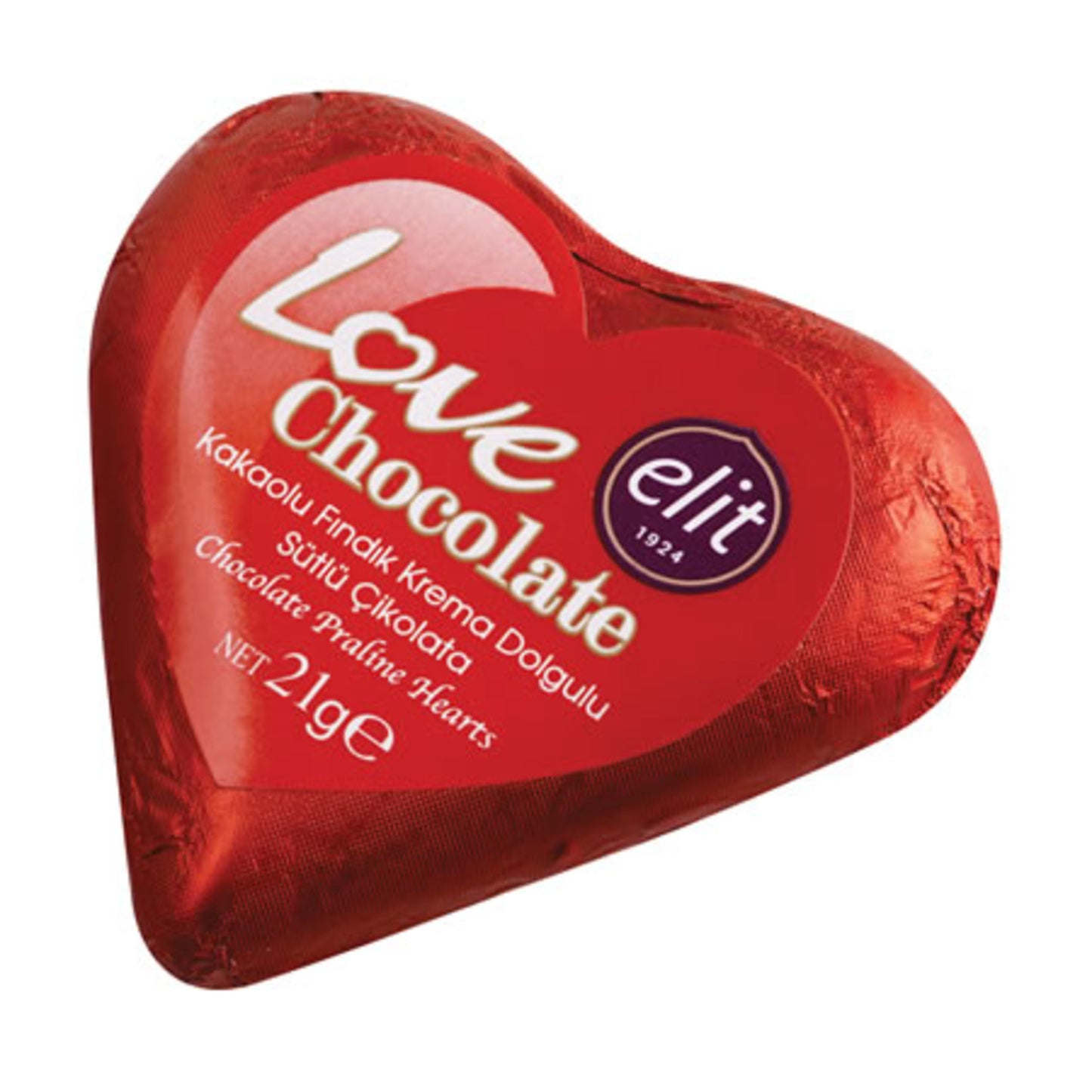 Elit Love Heart Chocolate 21g
