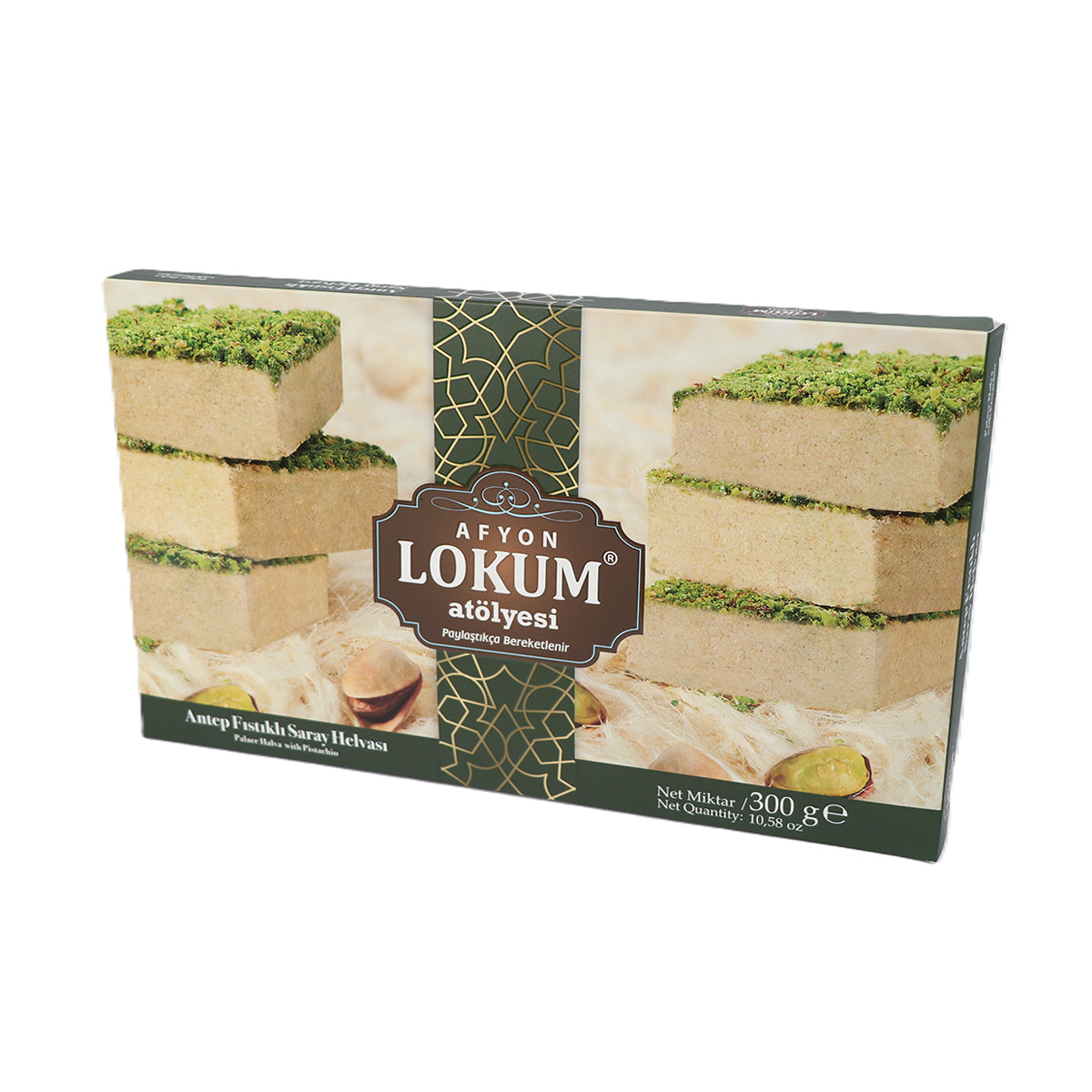 Pistachio Halva (Antep Fıstıklı Saray Helvası) 300g