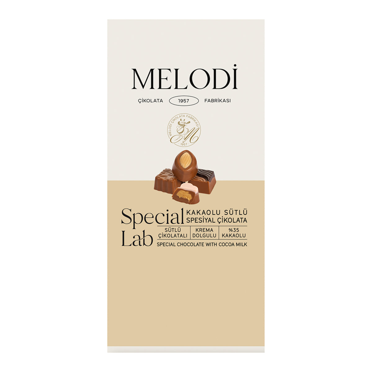 Melodi Filled Special Chocolate (Dolgulu Spesiyal Çikolata) 200g