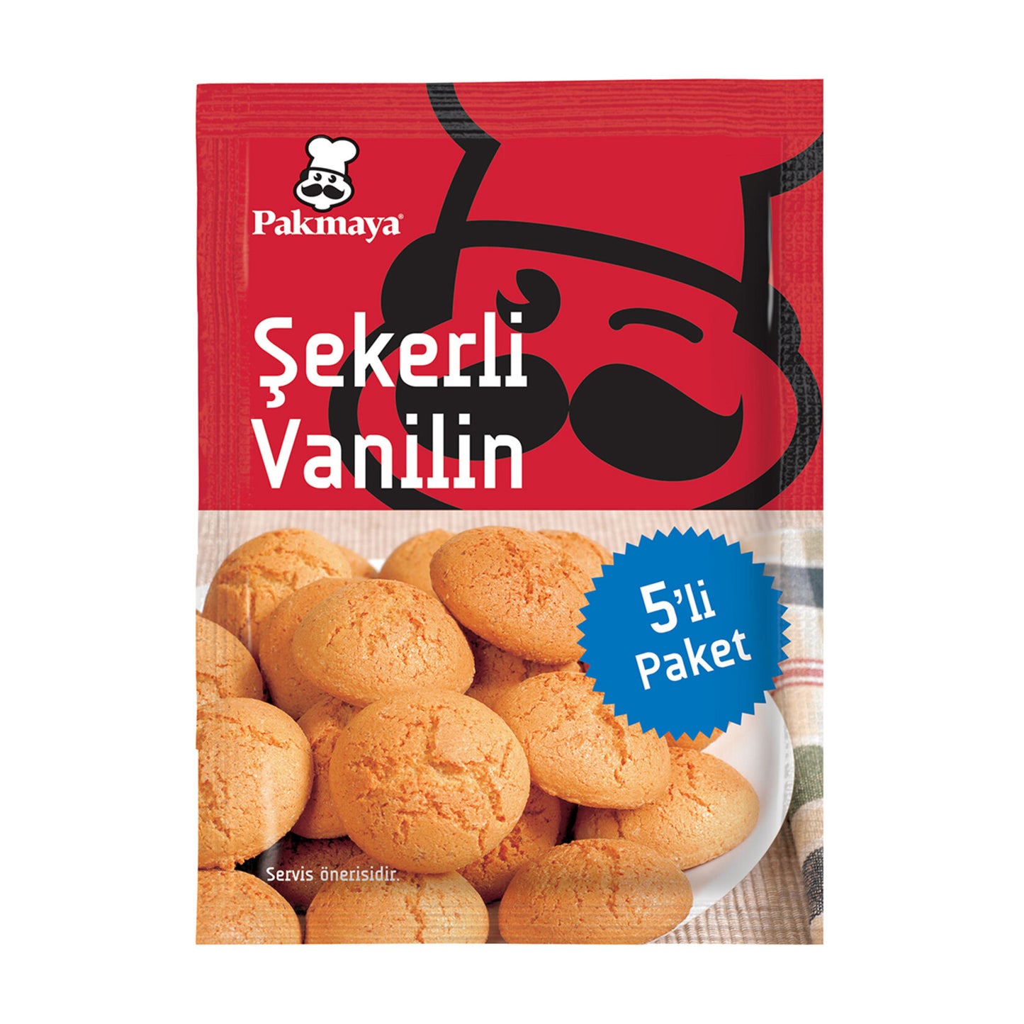 Pakmaya Sugared Vanilla 5 Pack 25g