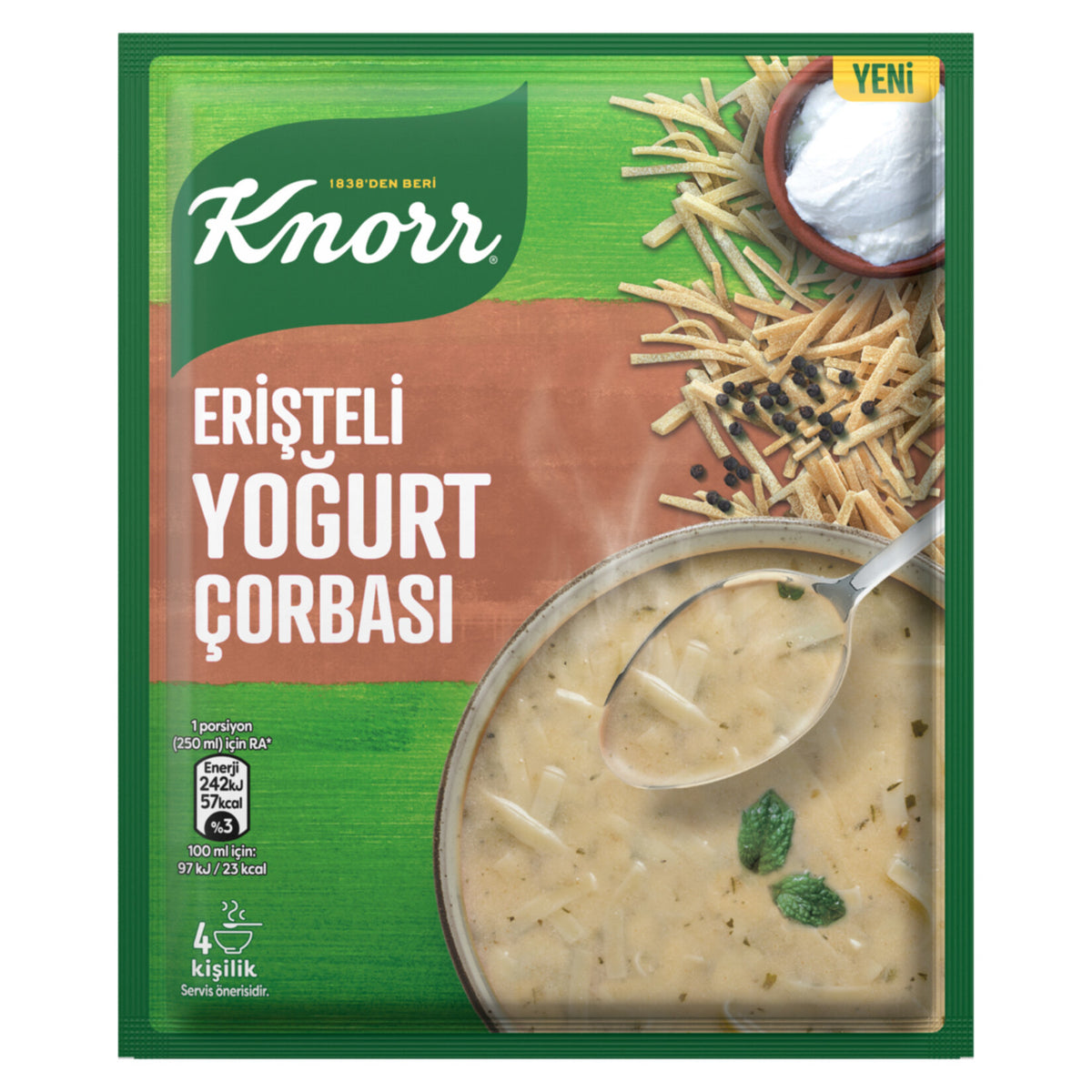 Knorr Yogurt Soup with Noodles (Erişteli Yoğurt Çorbası) 70g