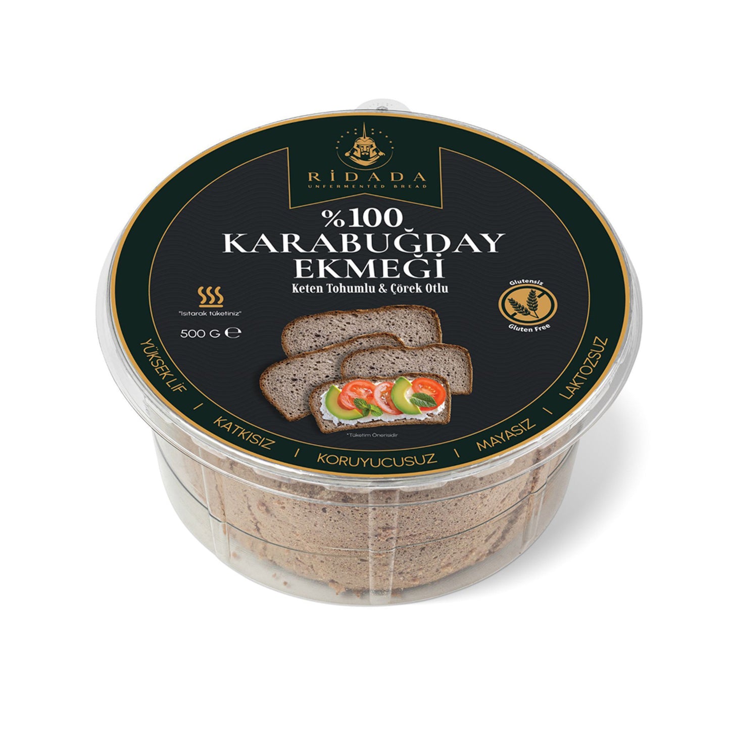 Ridada Gluten-Free Buckwheat Bread (Karabuğday Ekmeği) 500g