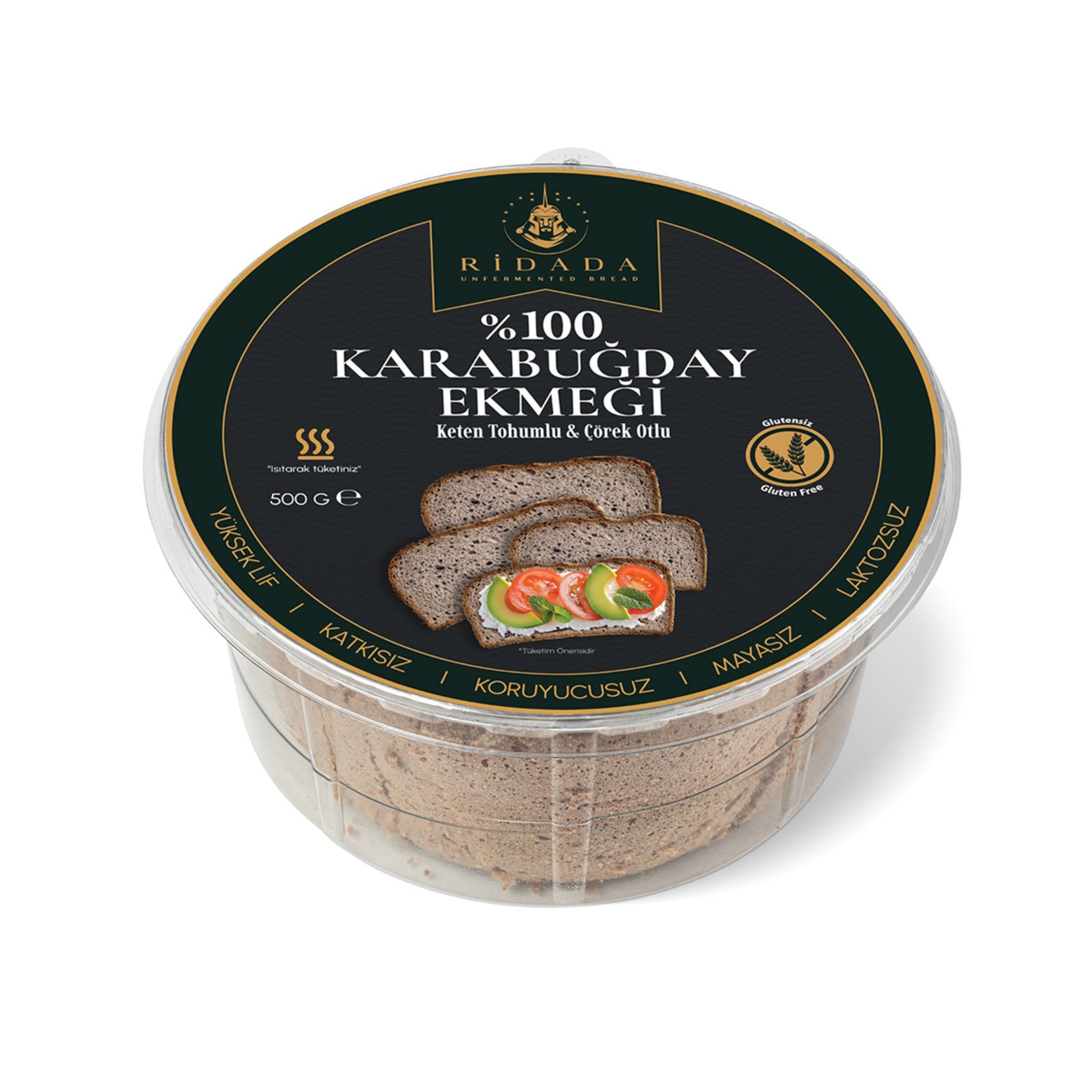 Ridada Gluten-Free Buckwheat Bread (Karabuğday Ekmeği) 500g